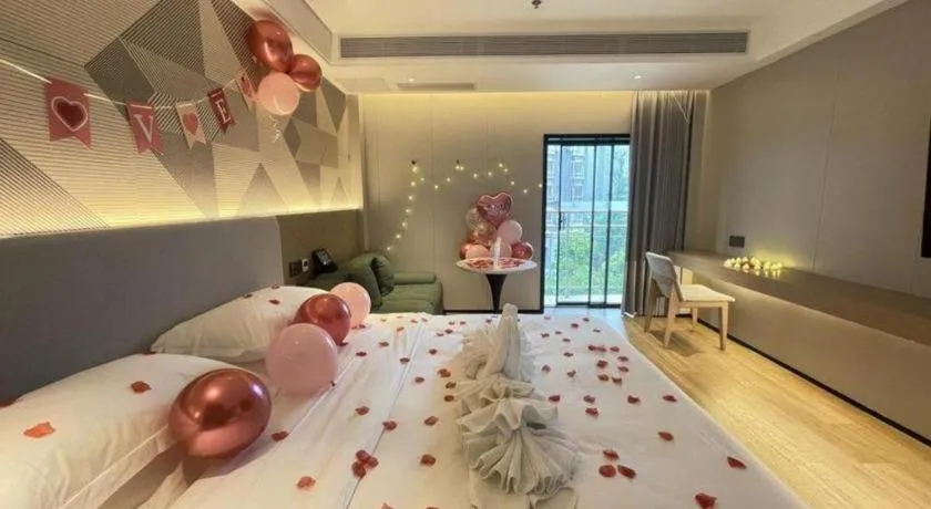 Bed in Borrman Hotel Chongqing Bishan Central Street