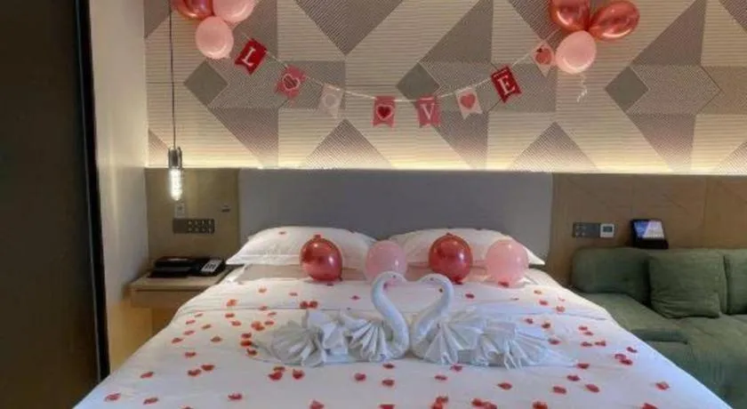 Bed in Borrman Hotel Chongqing Bishan Central Street