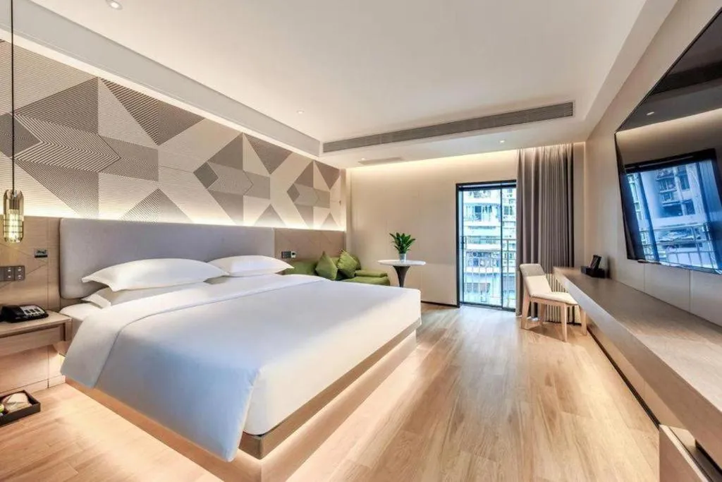 Bed in Borrman Hotel Chongqing Bishan Central Street