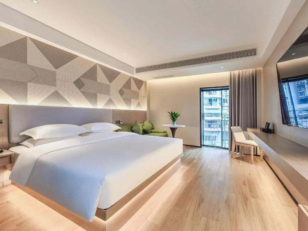 Bed in Borrman Hotel Chongqing Bishan Central Street