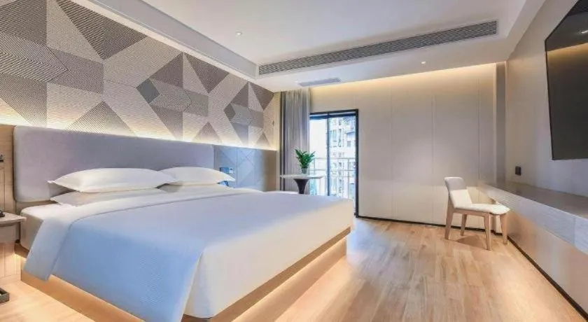 Bed in Borrman Hotel Chongqing Bishan Central Street