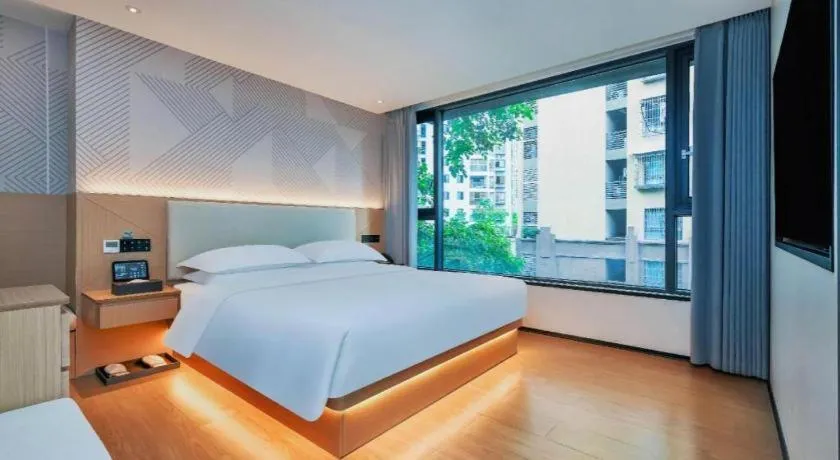 Bed in Borrman Hotel Chongqing Bishan Central Street