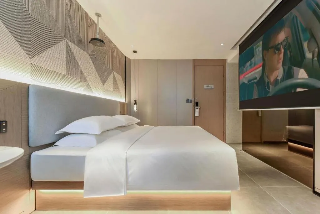 Bed in Borrman Hotel Chongqing Bishan Central Street