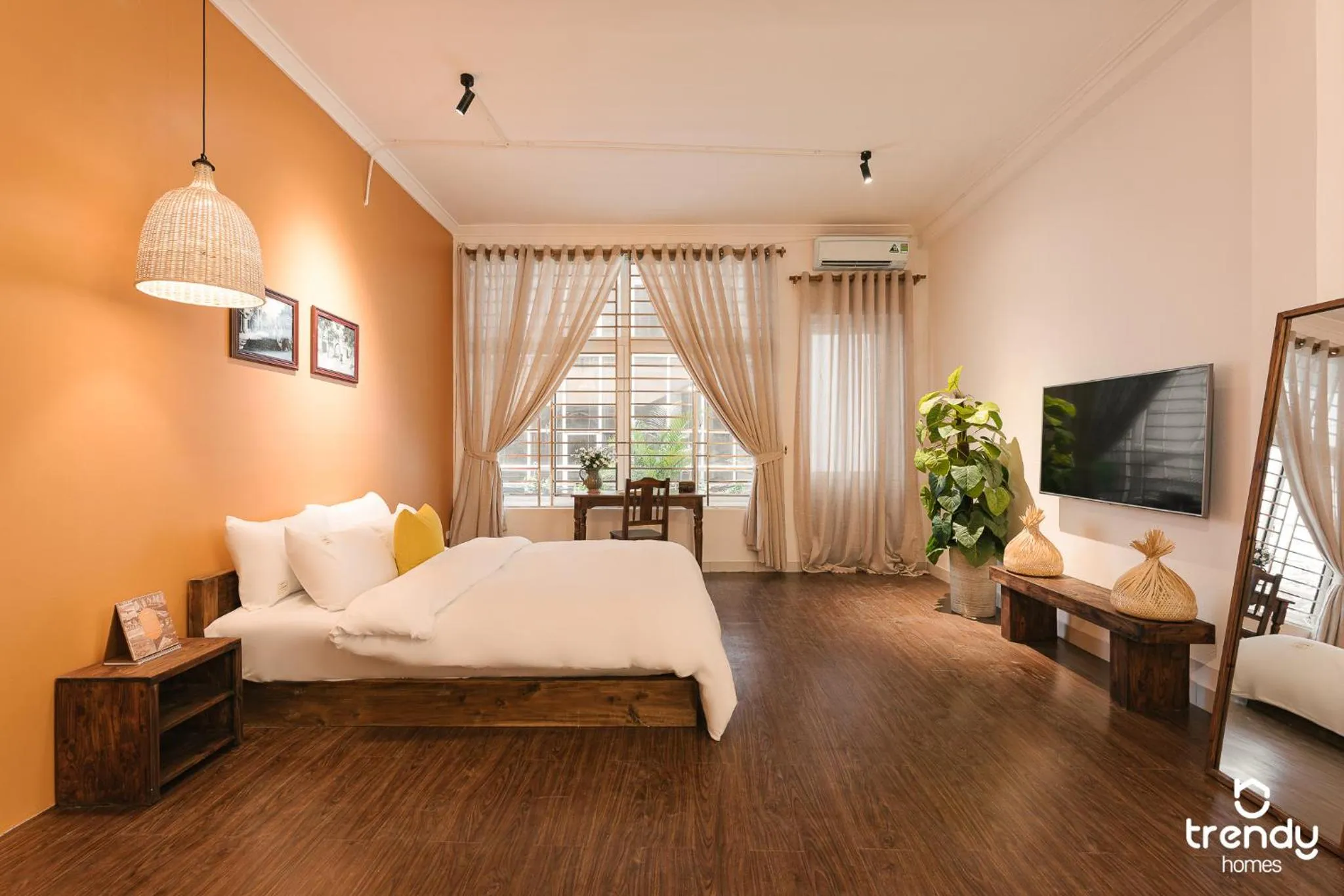 Bedroom, Bed in OH Trendy homes Hoan Kiem PNL1