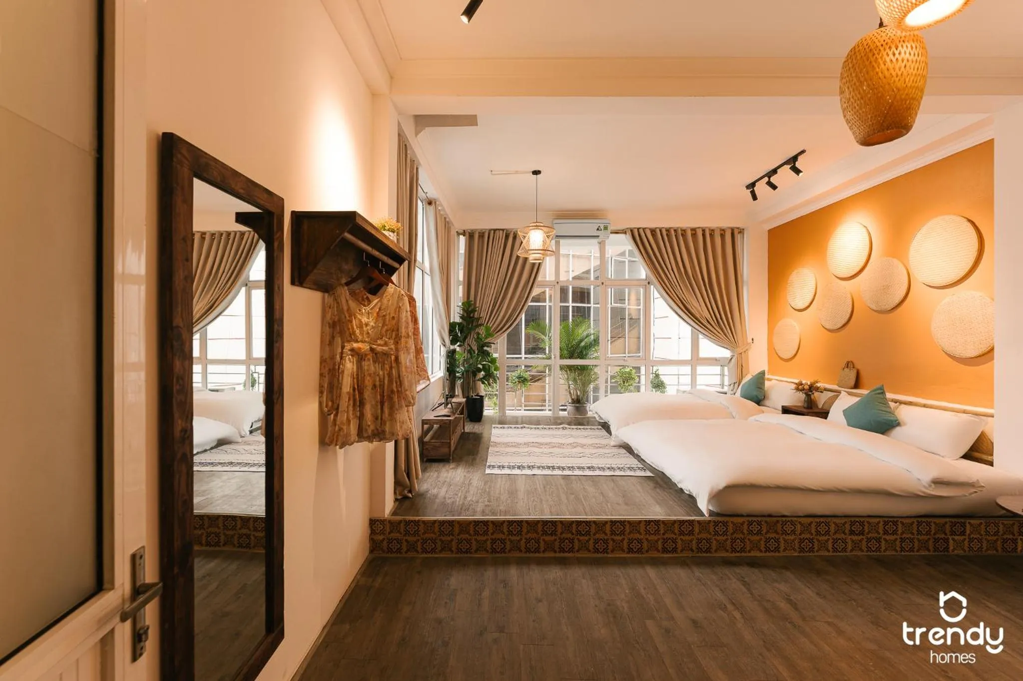 Bedroom, Bed in OH Trendy homes Hoan Kiem PNL1