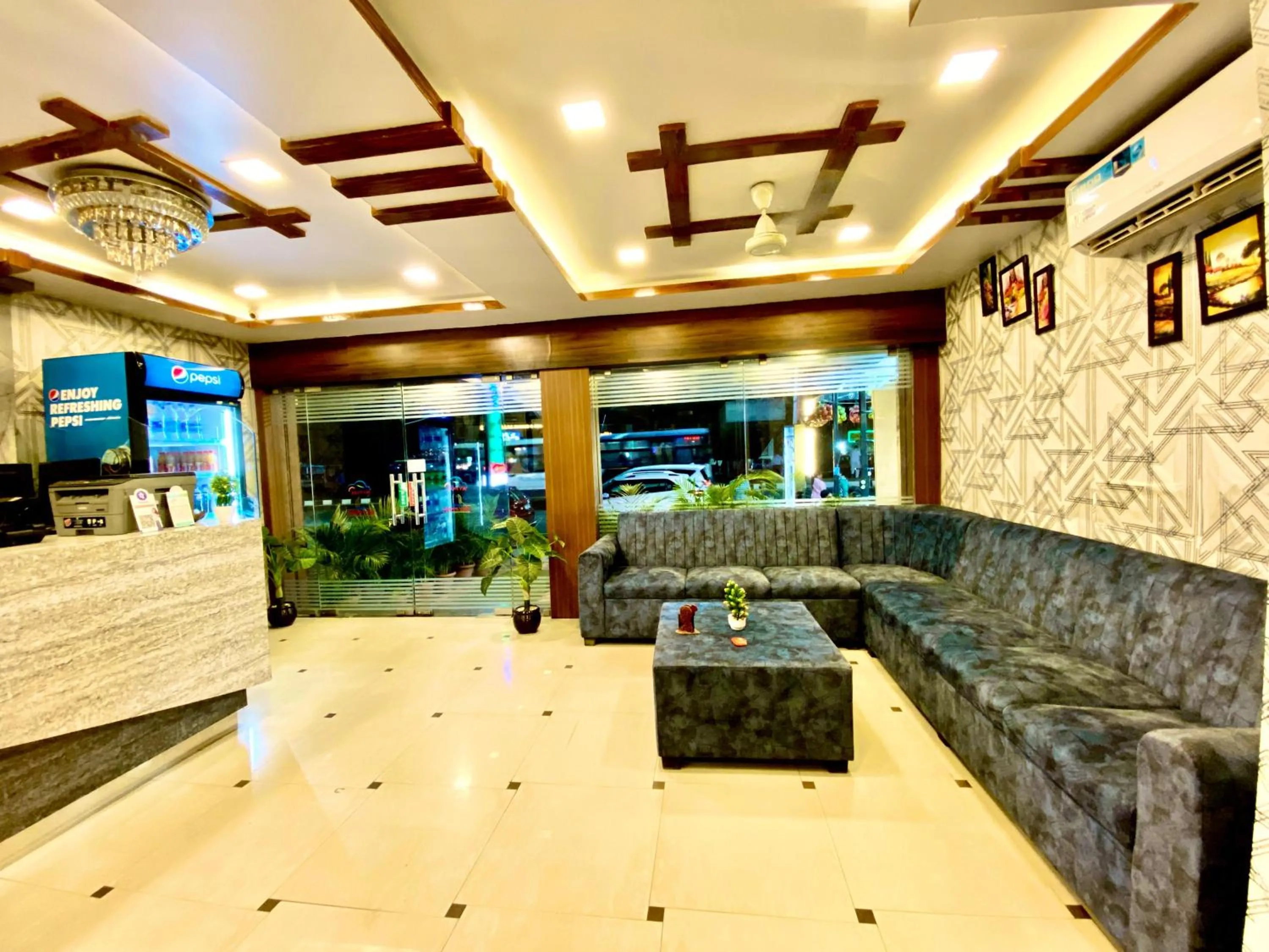 Property building in Hotel Sky Park