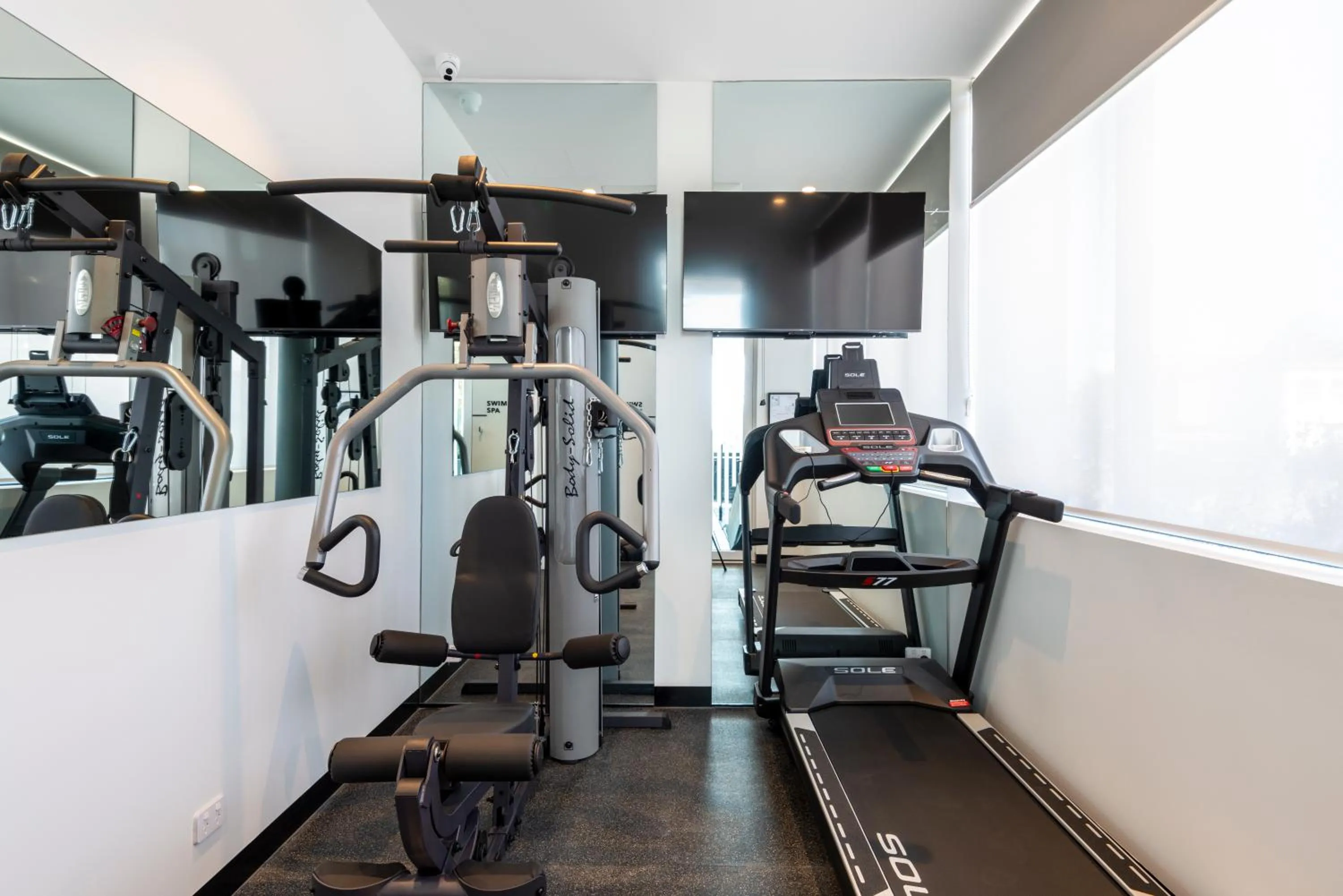 Fitness centre/facilities in Haberfield Hotel