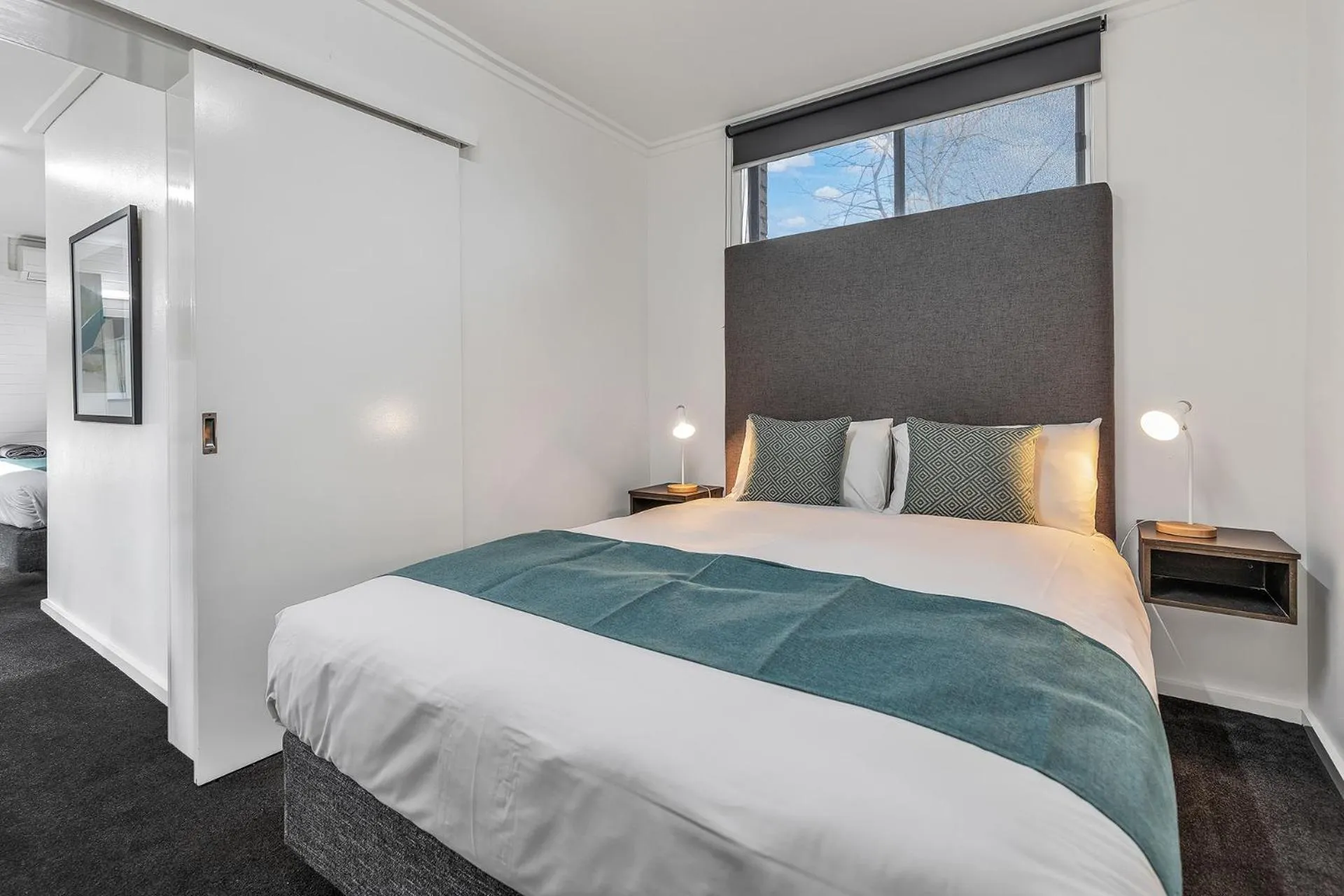 Bed in Rochester Motel