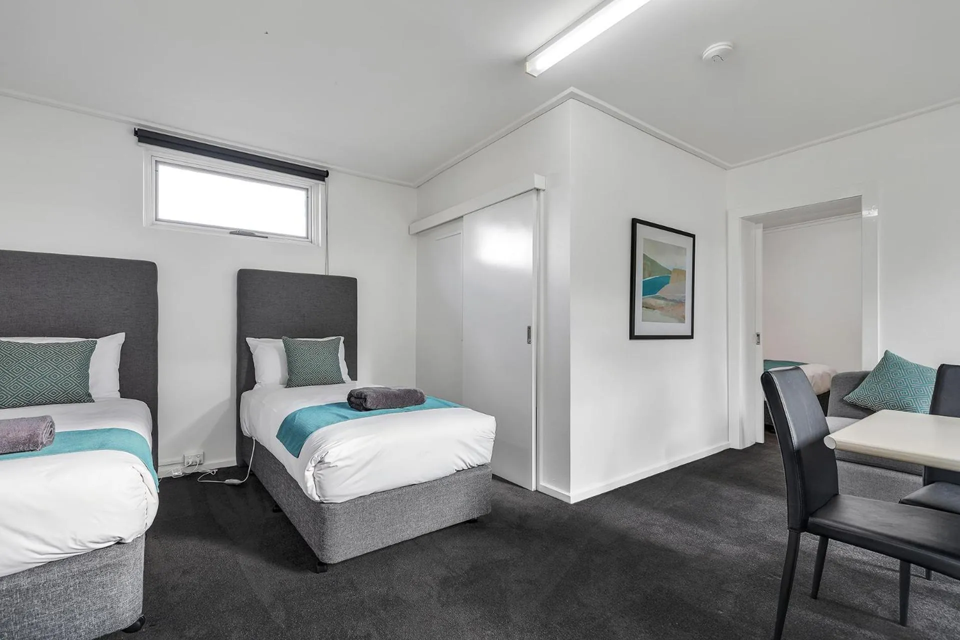 Bed in Rochester Motel