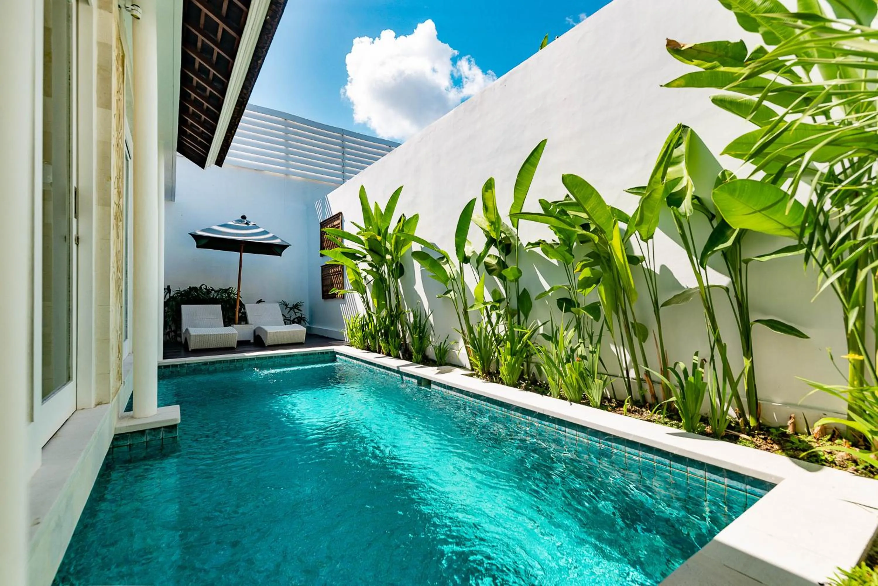 Pool view in Bajra Bali Villa Seminyak
