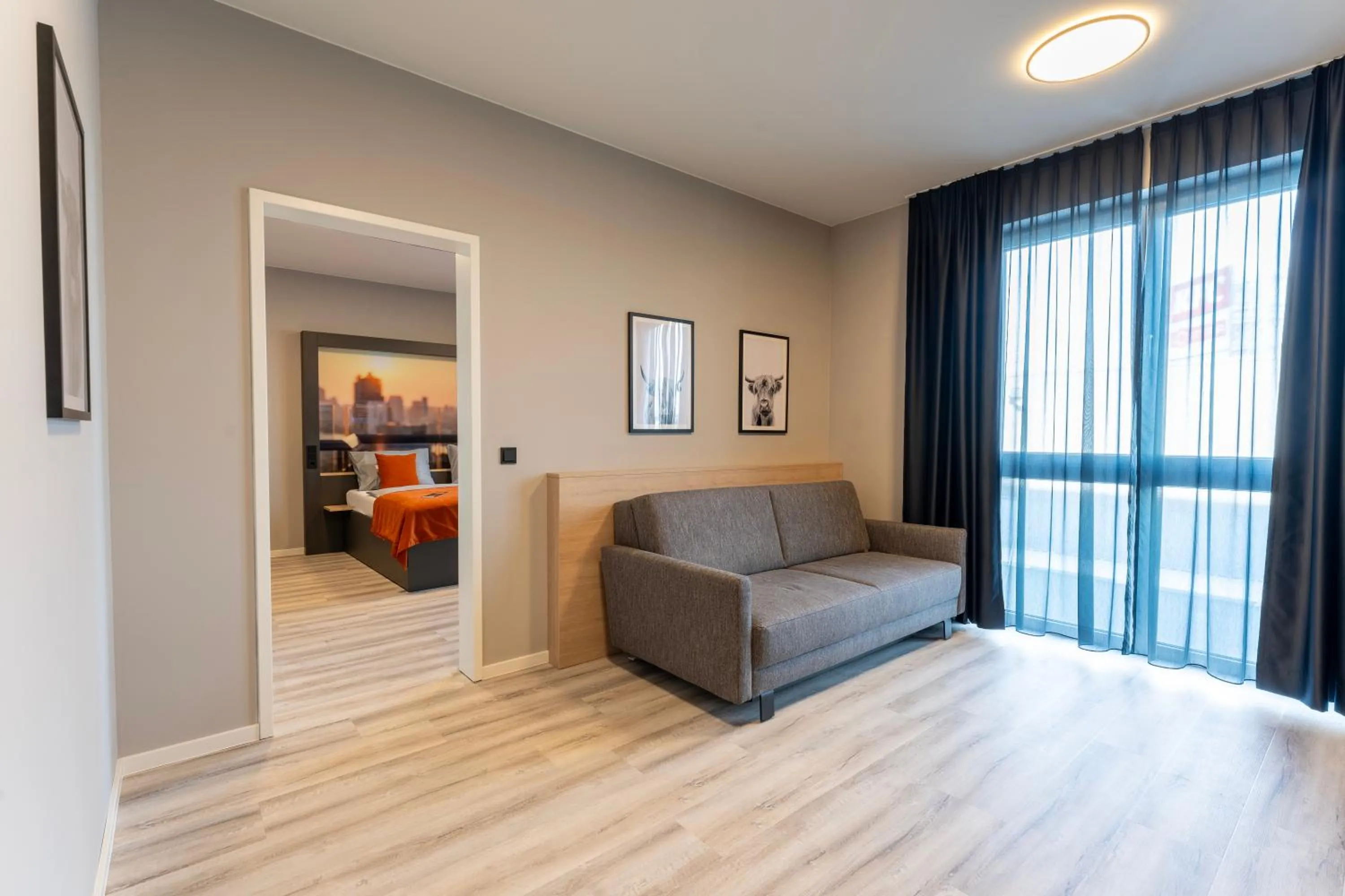 Bedroom, Bed in JustStay München Hotel & Apartments