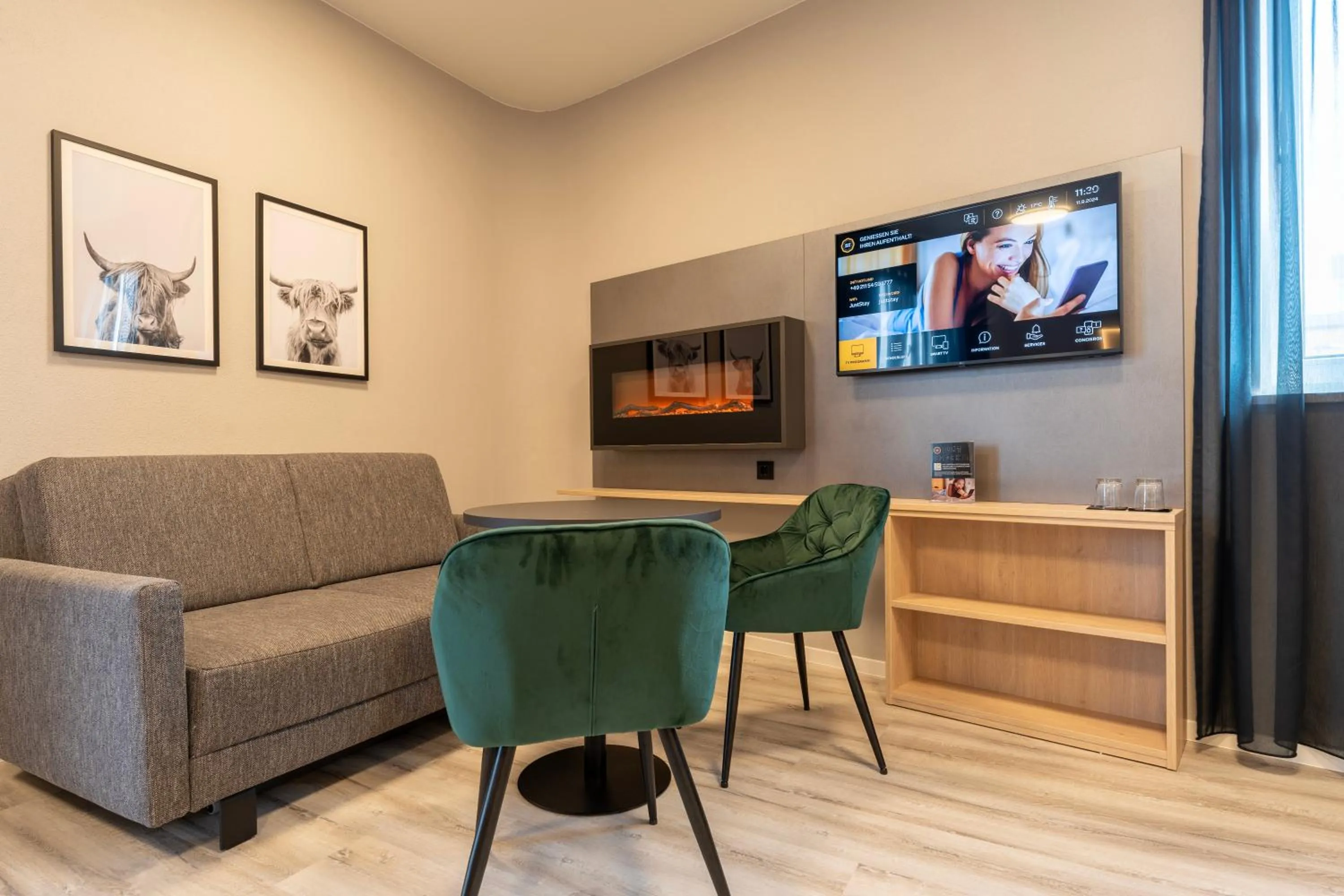 Living room in JustStay München Hotel & Apartments