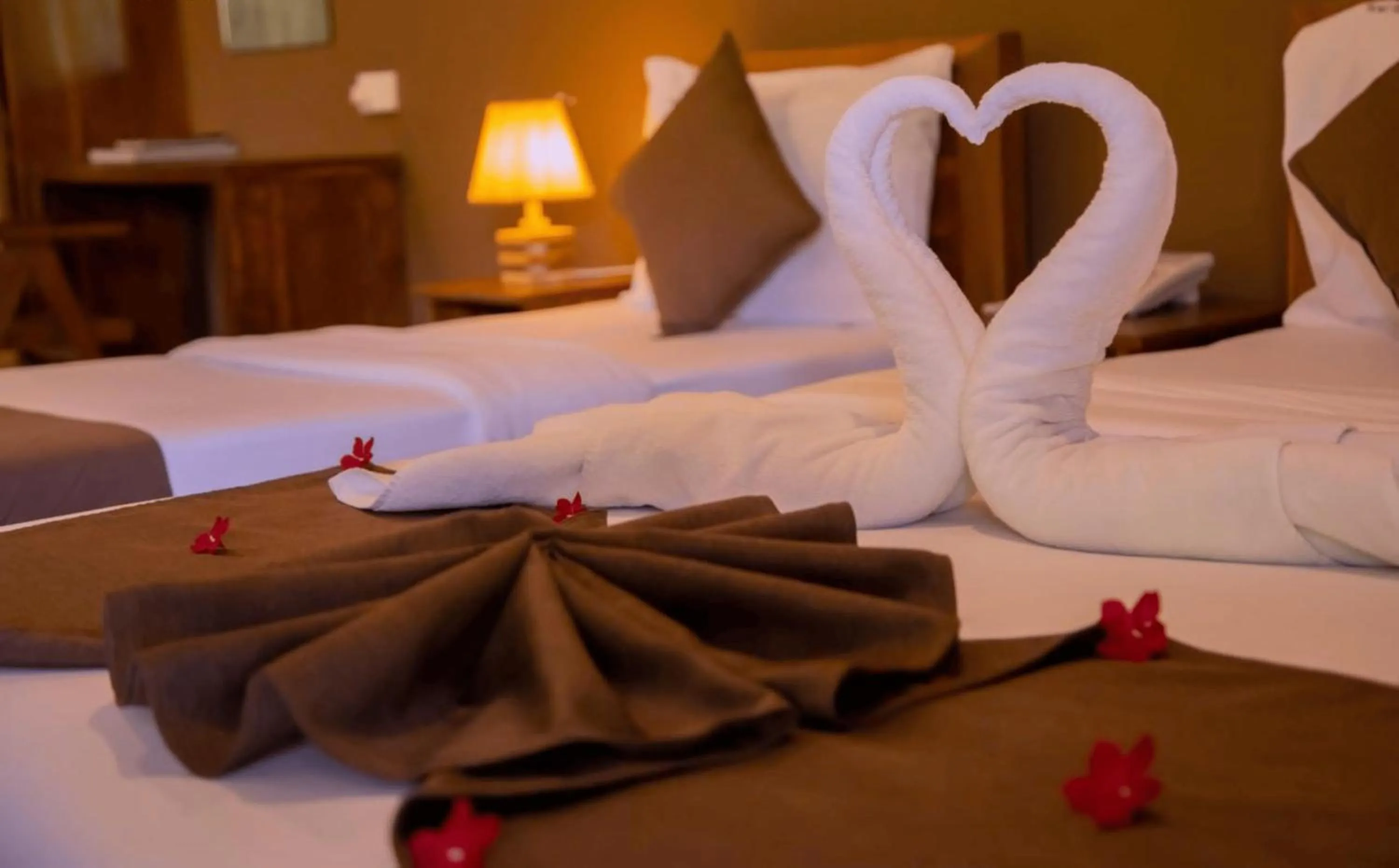 Bed in Hotel Heladiv