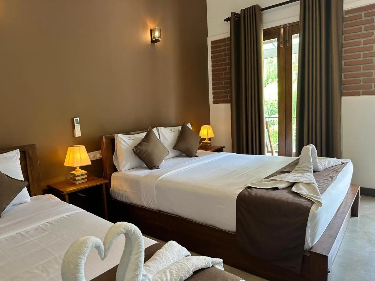 Bed in Hotel Heladiv