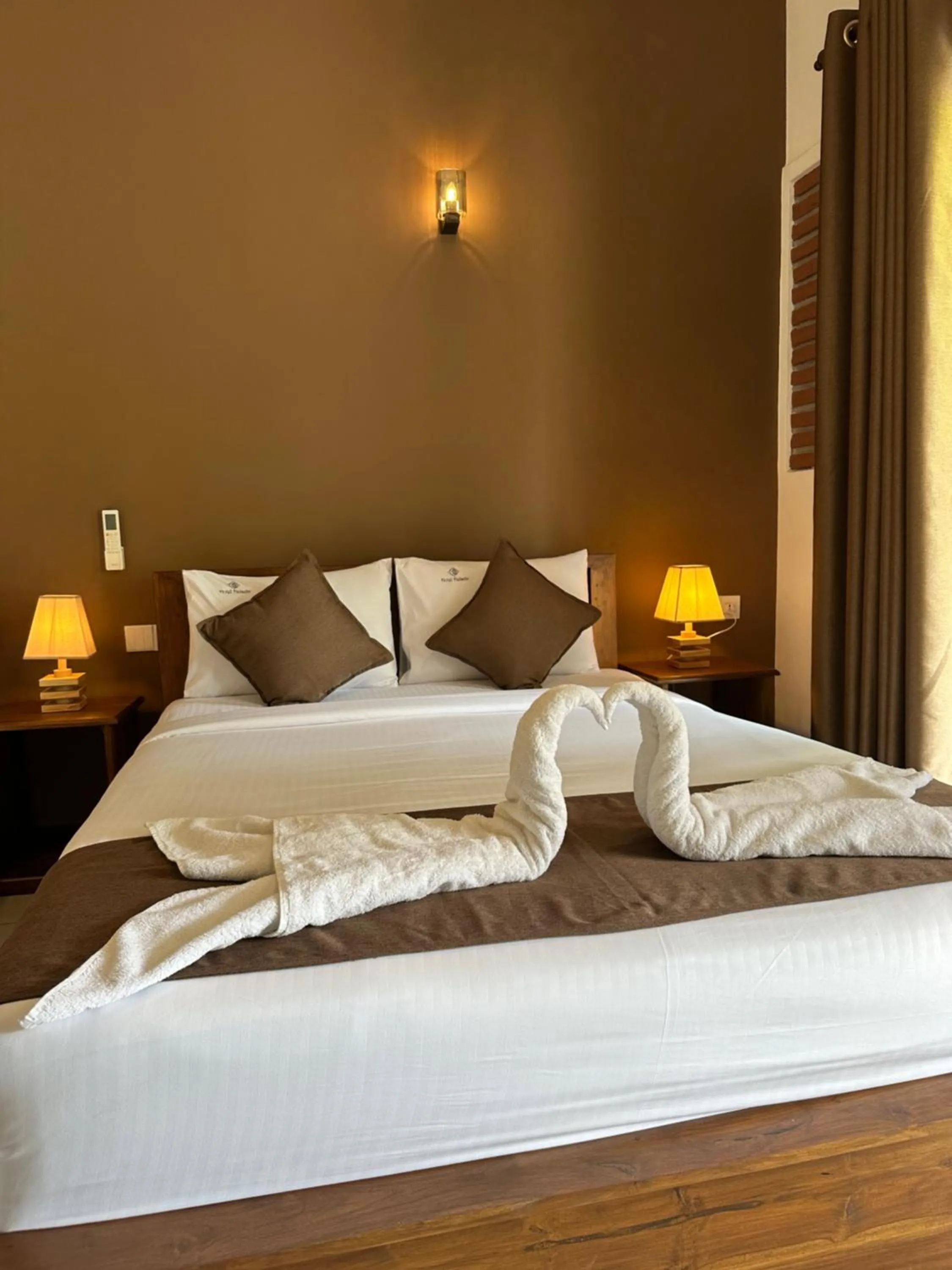 Bed in Hotel Heladiv