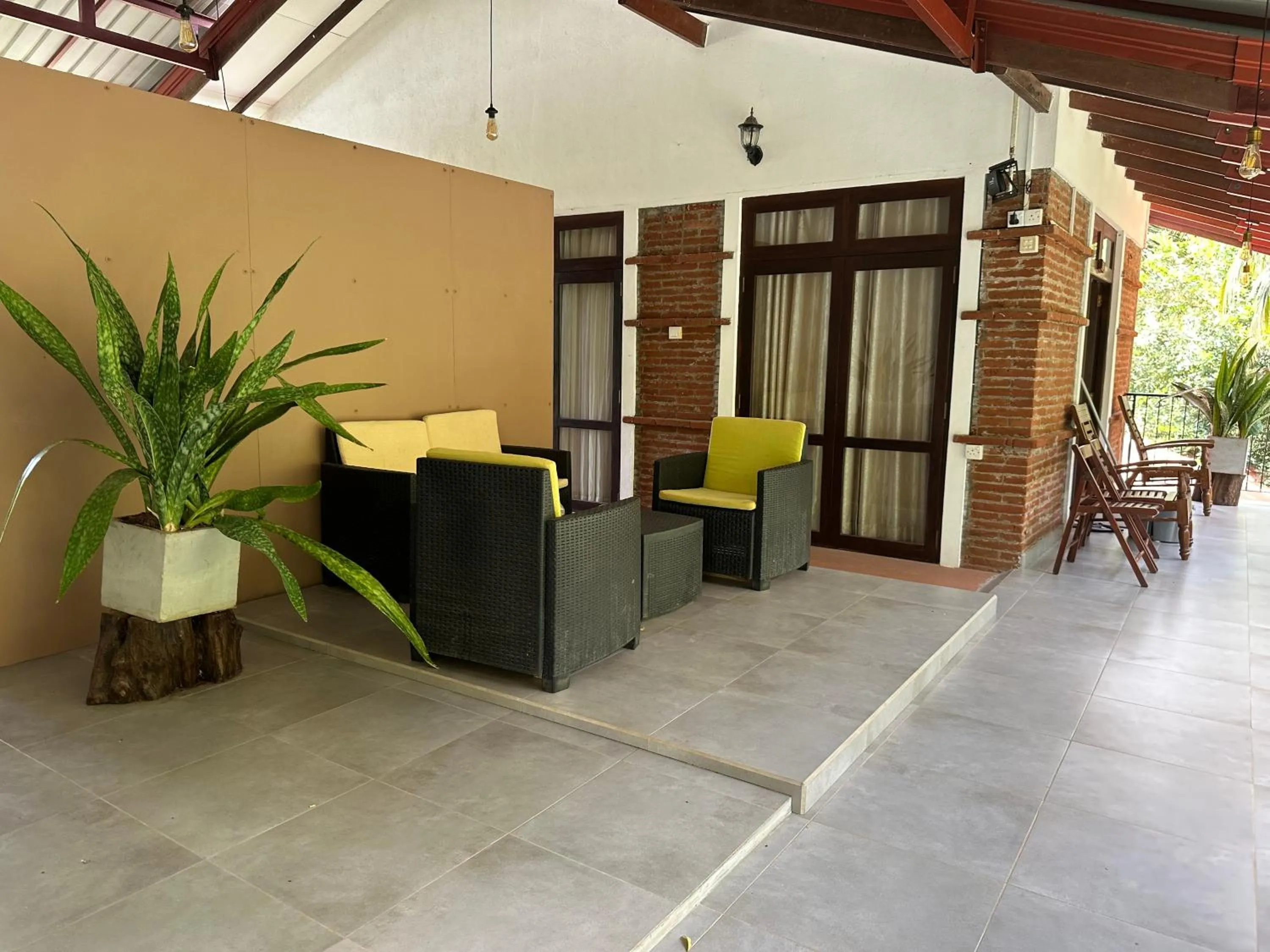 Patio in Hotel Heladiv