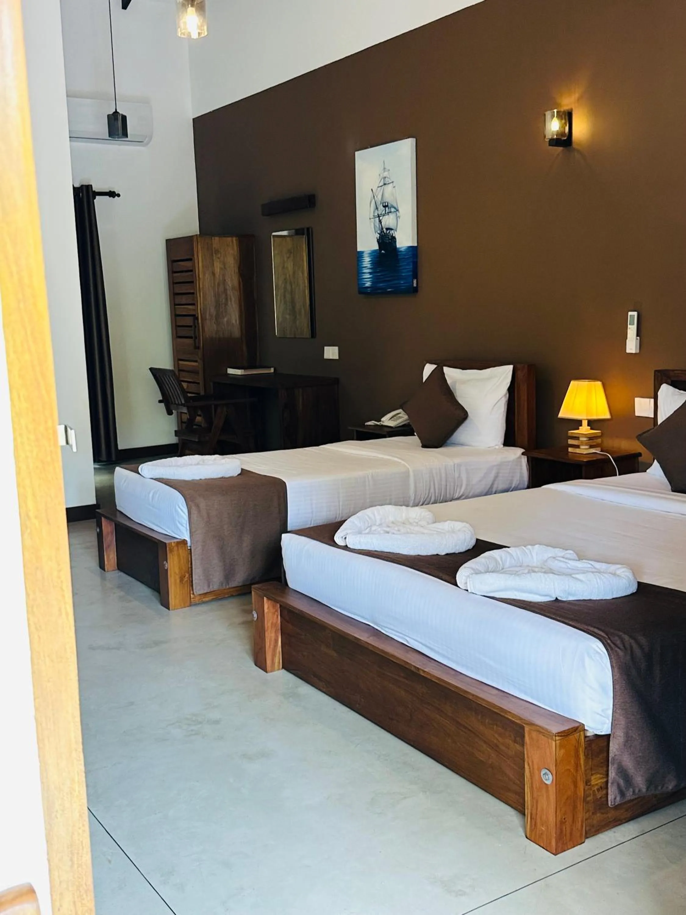 Bed in Hotel Heladiv