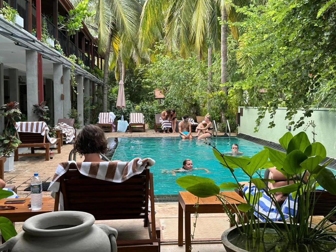 Pool view in Hotel Heladiv