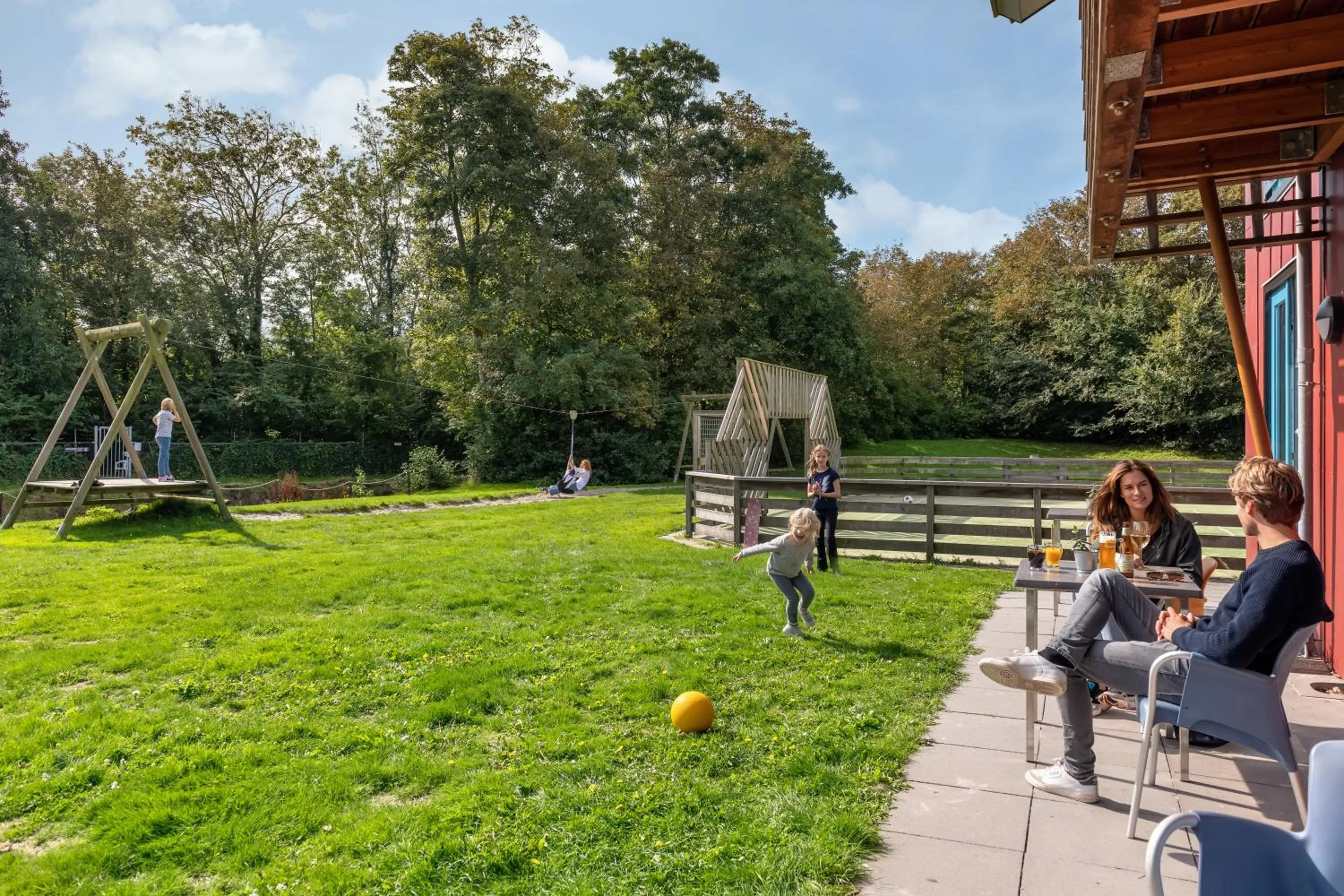 Garden in Stayokay Hostel Texel