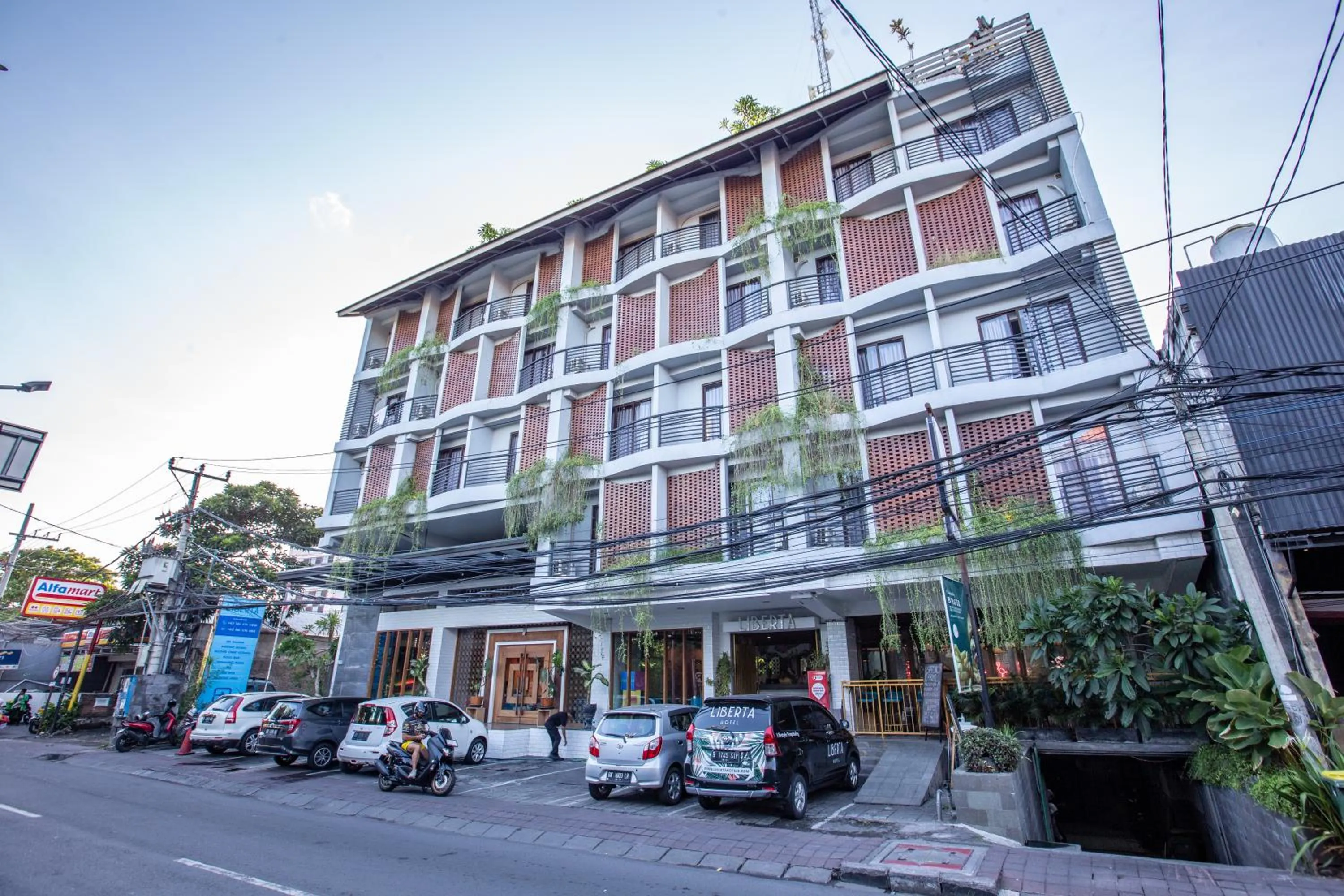 Property building in Liberta Seminyak Hotel