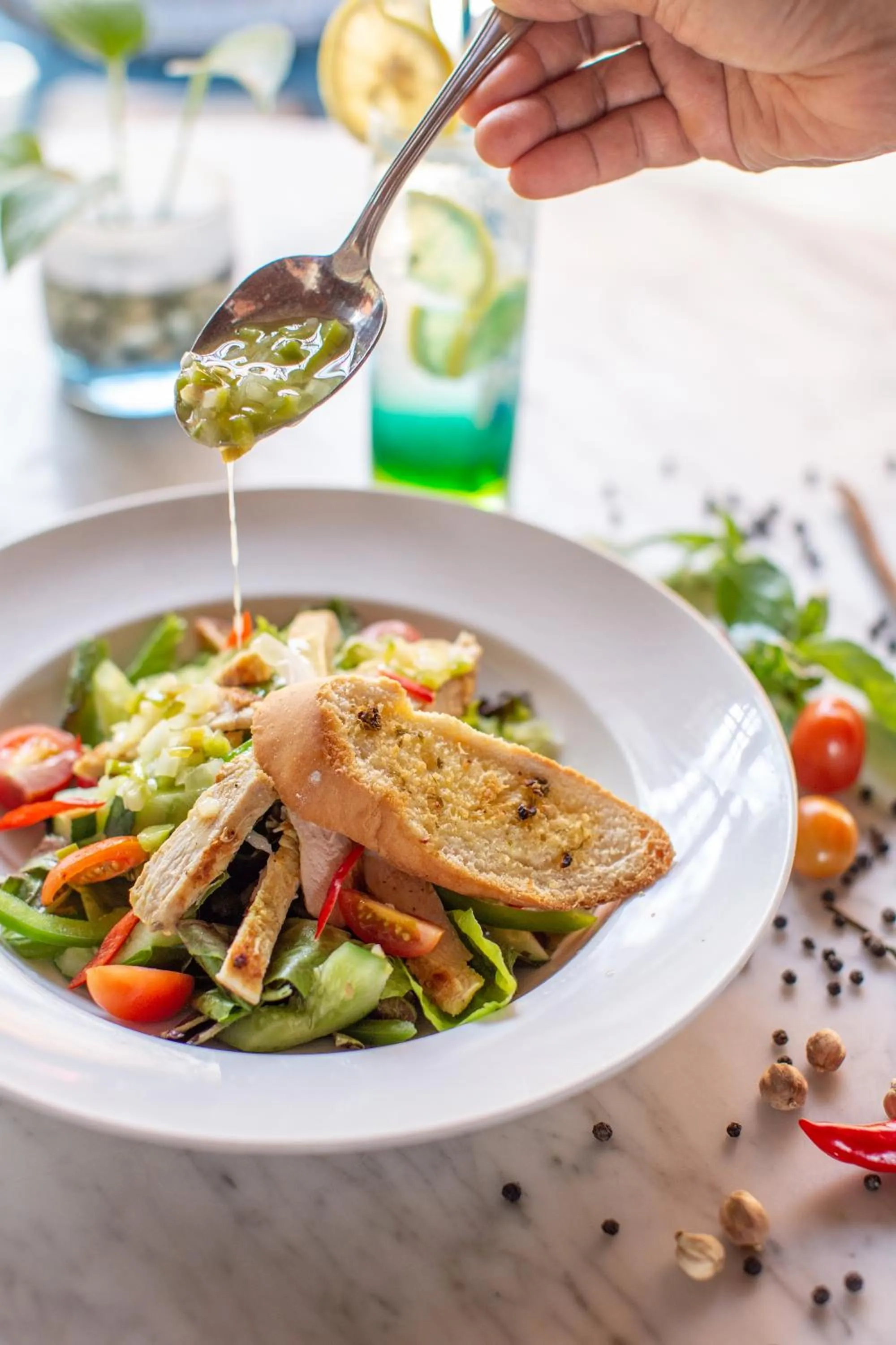 Food close-up in Liberta Seminyak Hotel