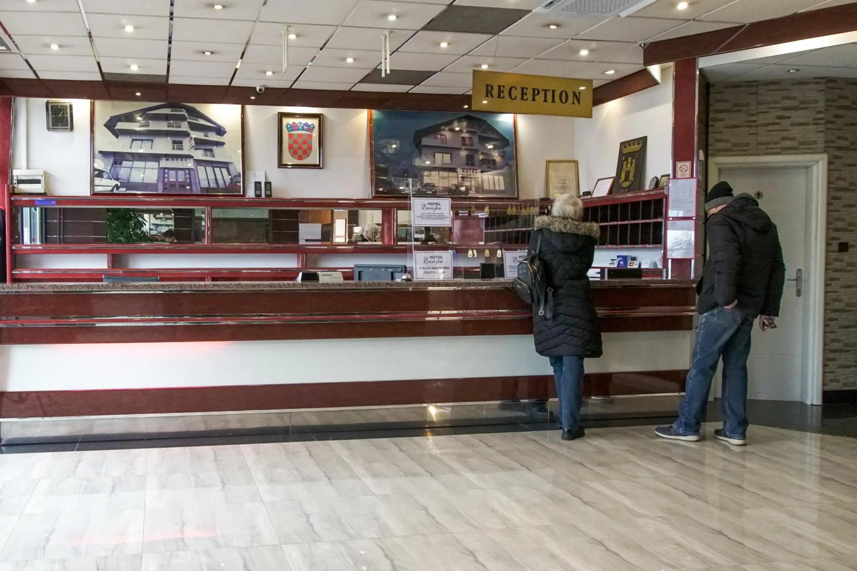 Lobby or reception in Hotel Europa