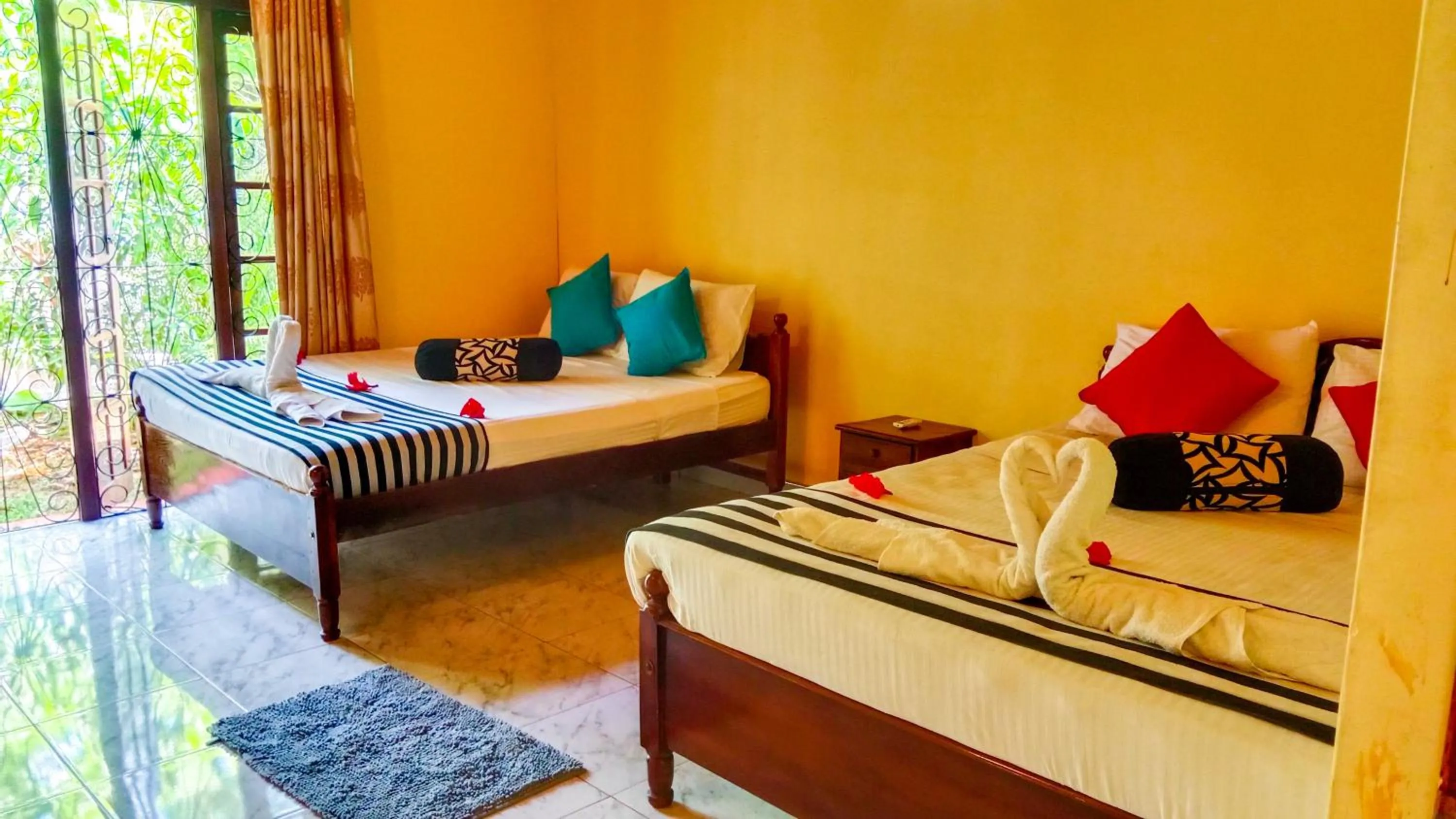 Bed in Sigiri Thilanka Rest Sigiriya