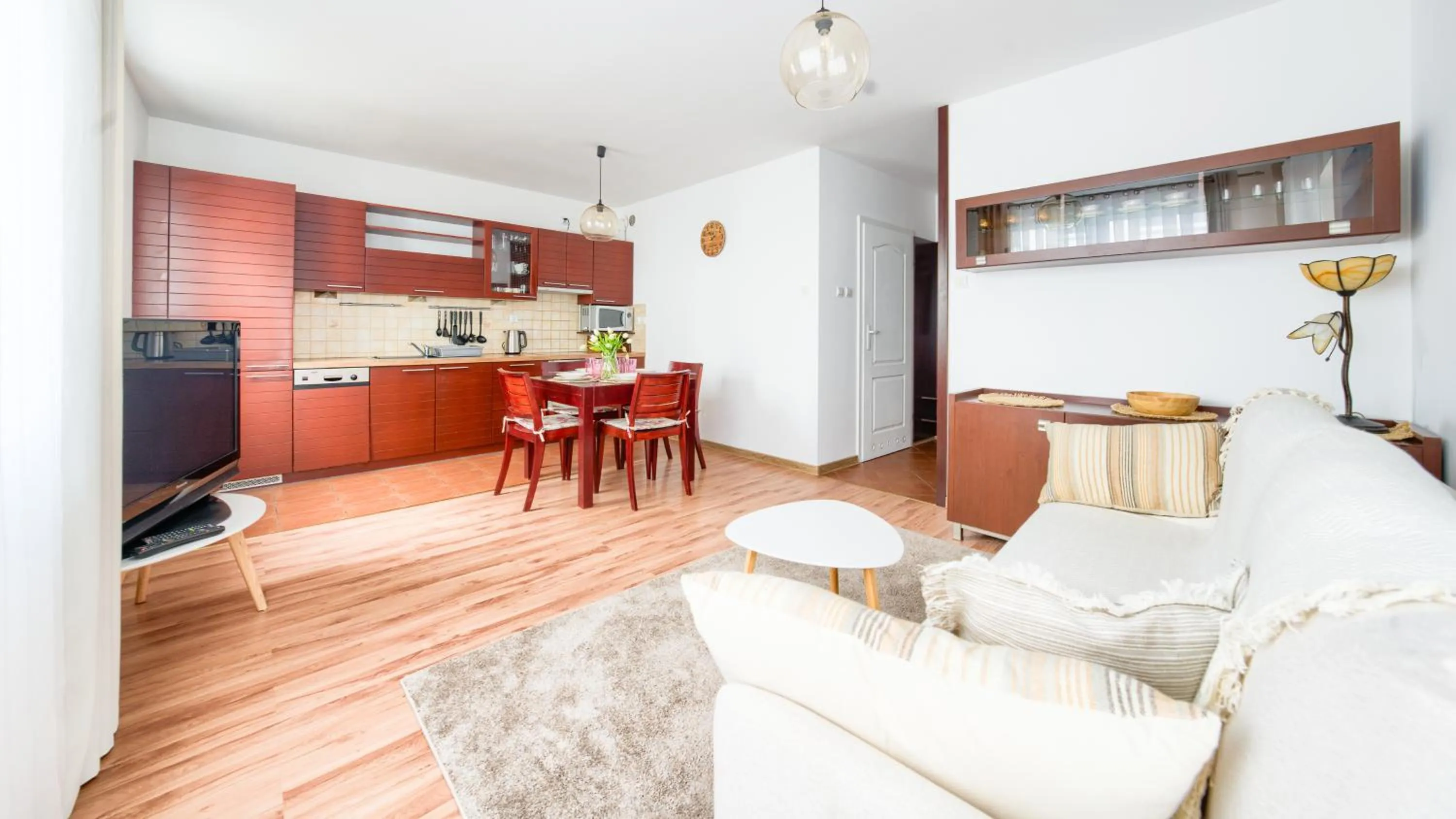 Kitchen or kitchenette in Kołobrzeg Jantar, Sun & Snow