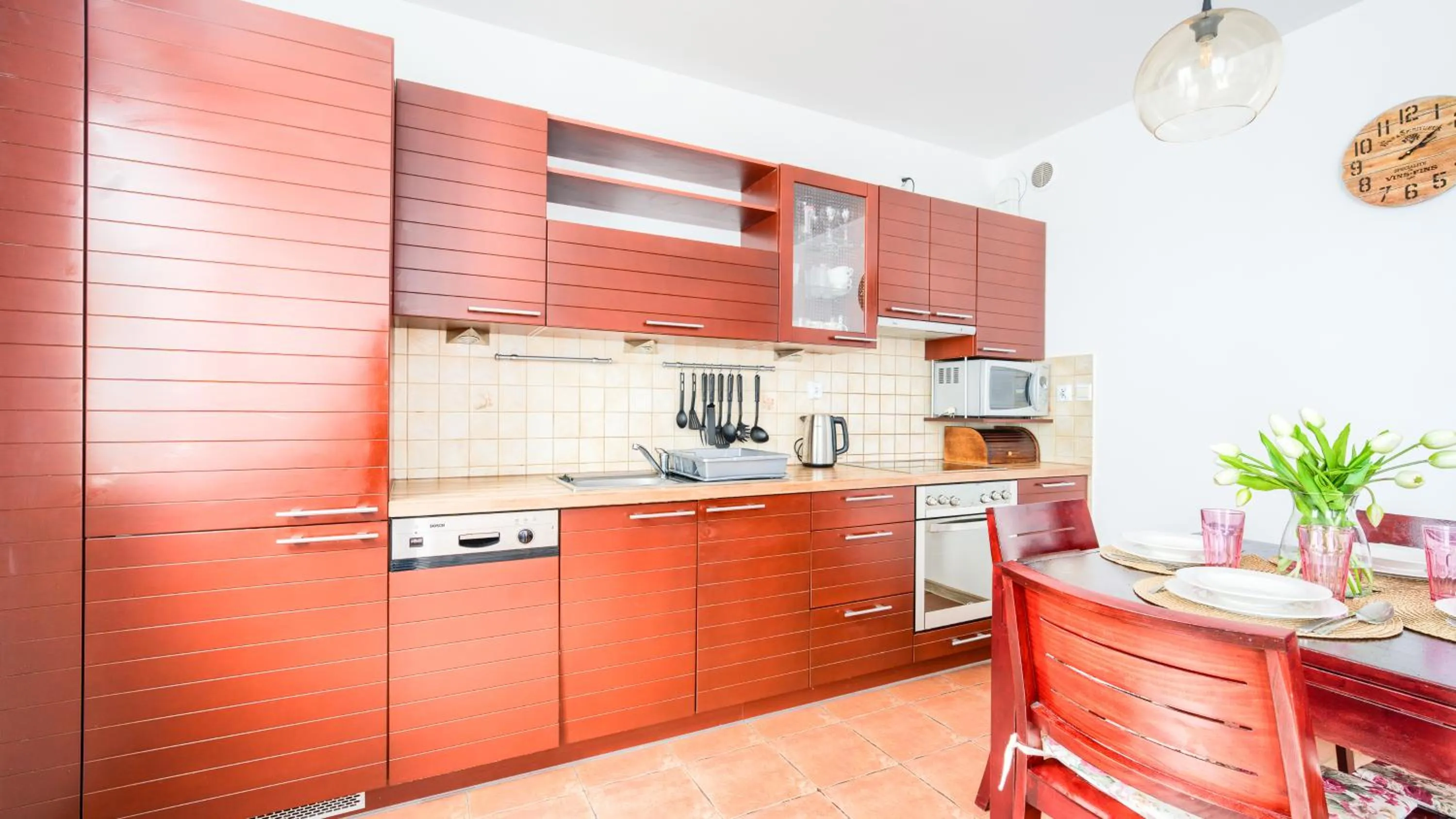 Kitchen or kitchenette in Kołobrzeg Jantar, Sun & Snow