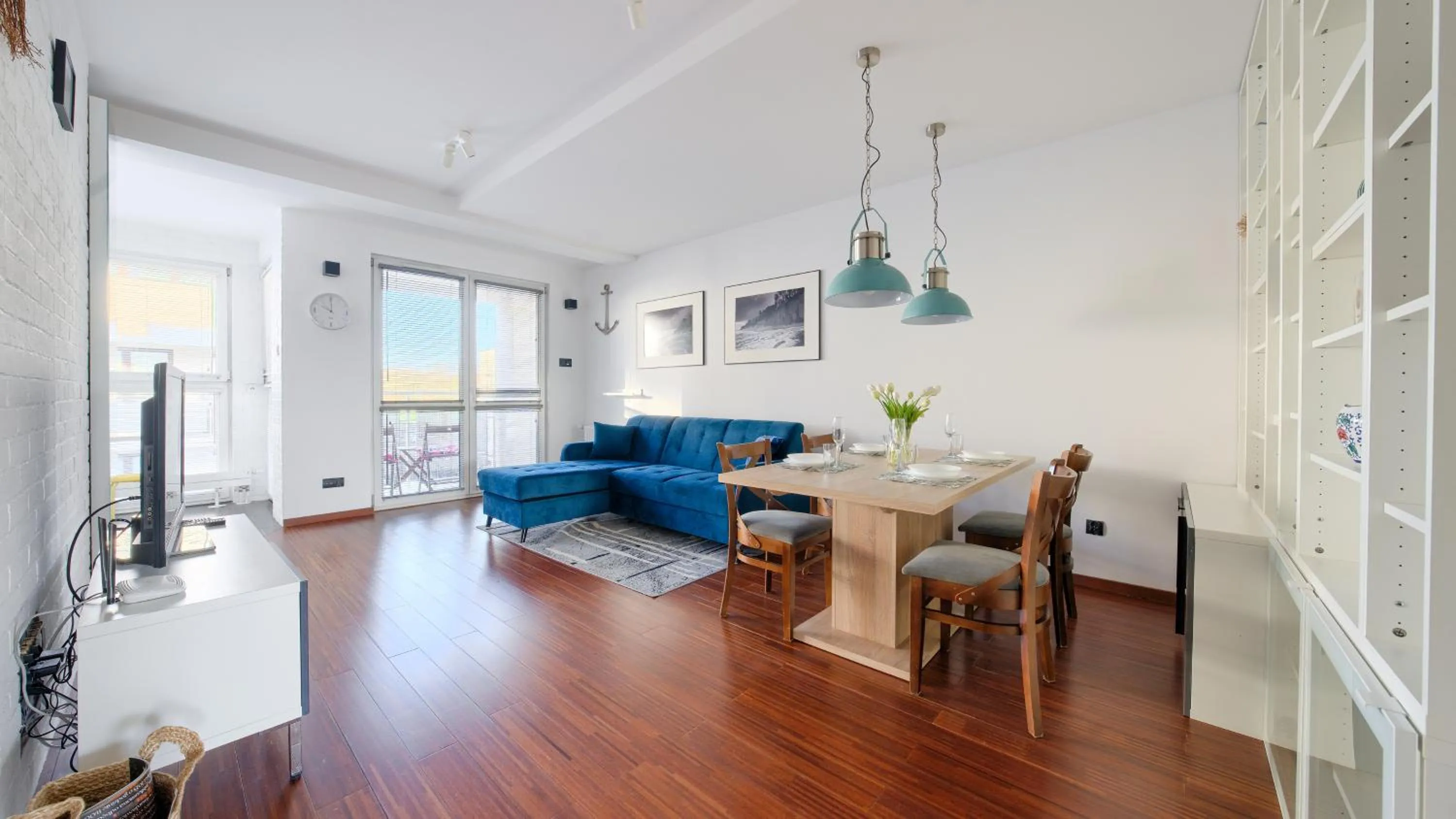 Living room in Kołobrzeg Jantar, Sun & Snow