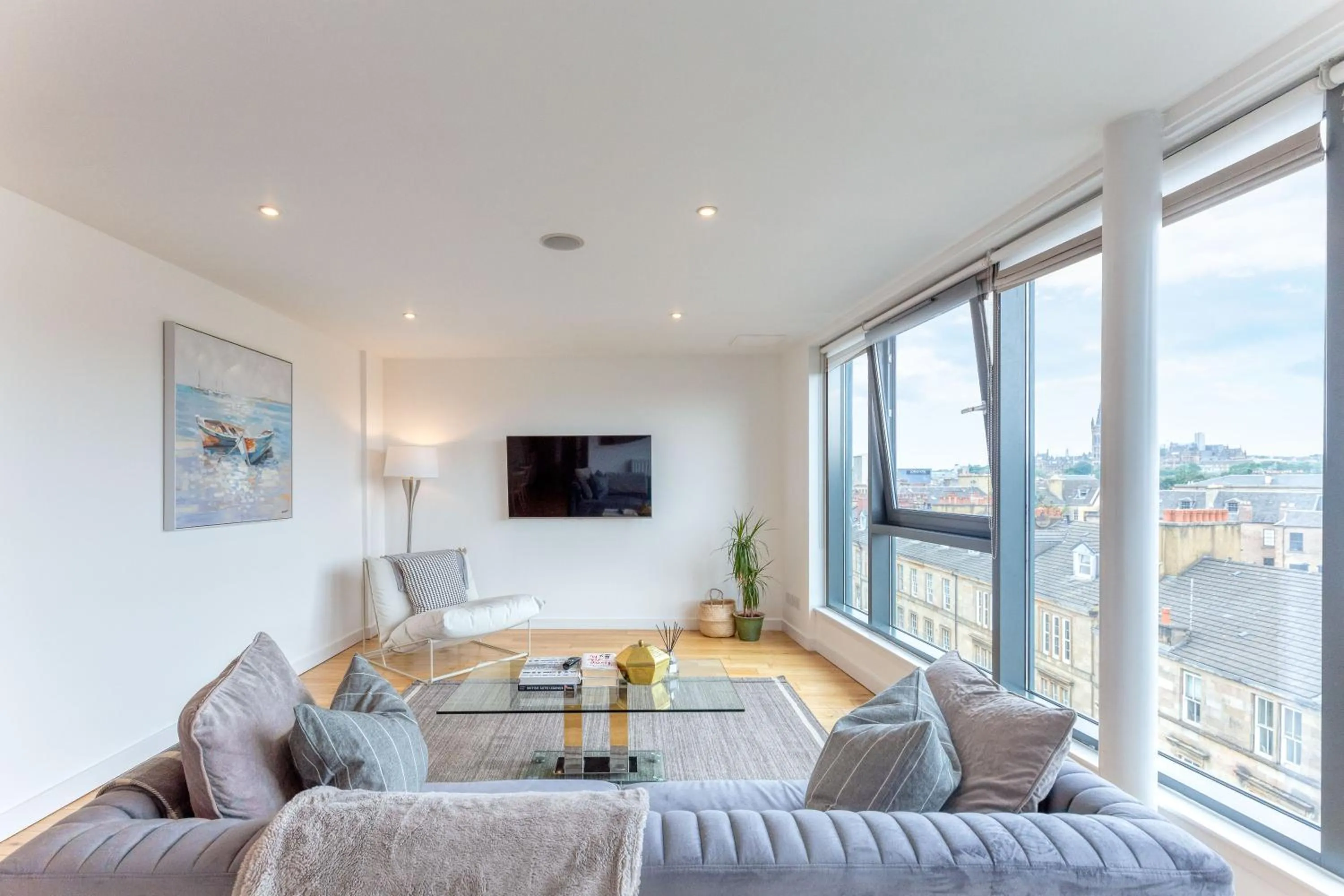 Seating Area in SECC Hydro Executive 7 Apartment