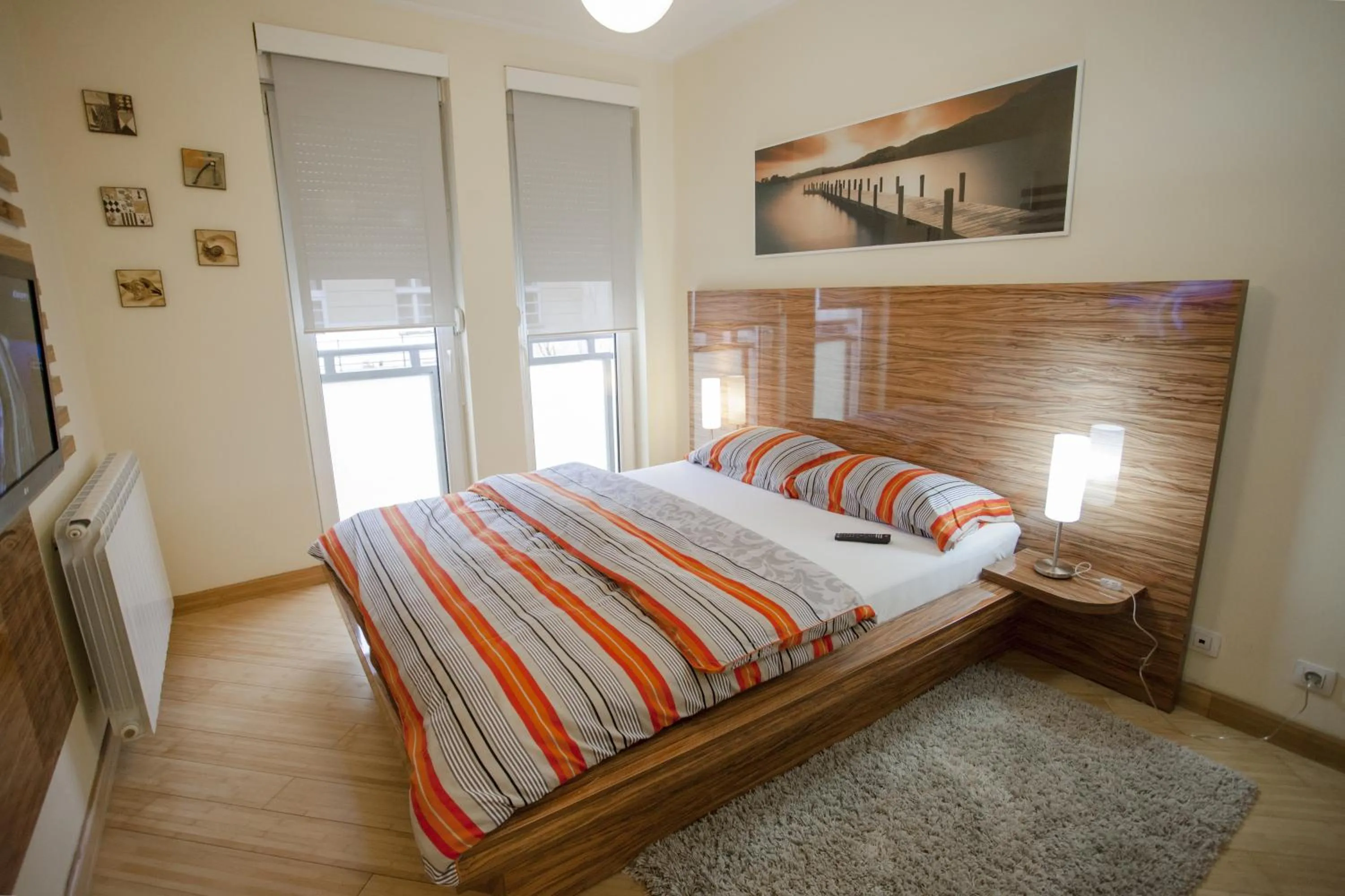 Bedroom, Bed in Vip apartment Beograd
