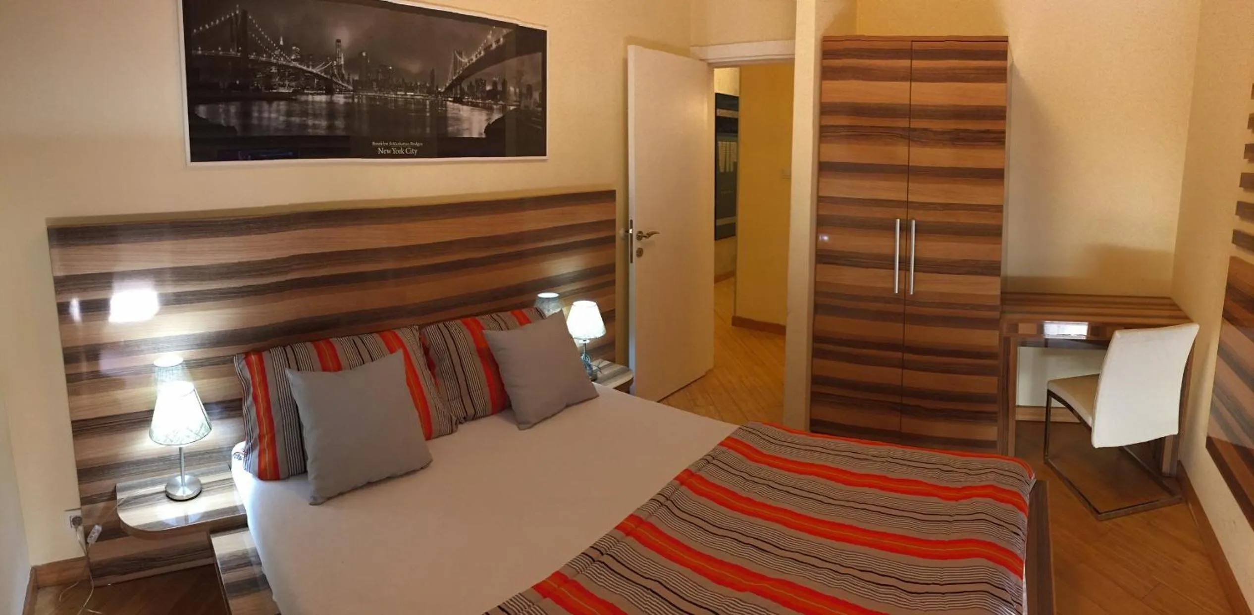 Bedroom, Bed in Vip apartment Beograd