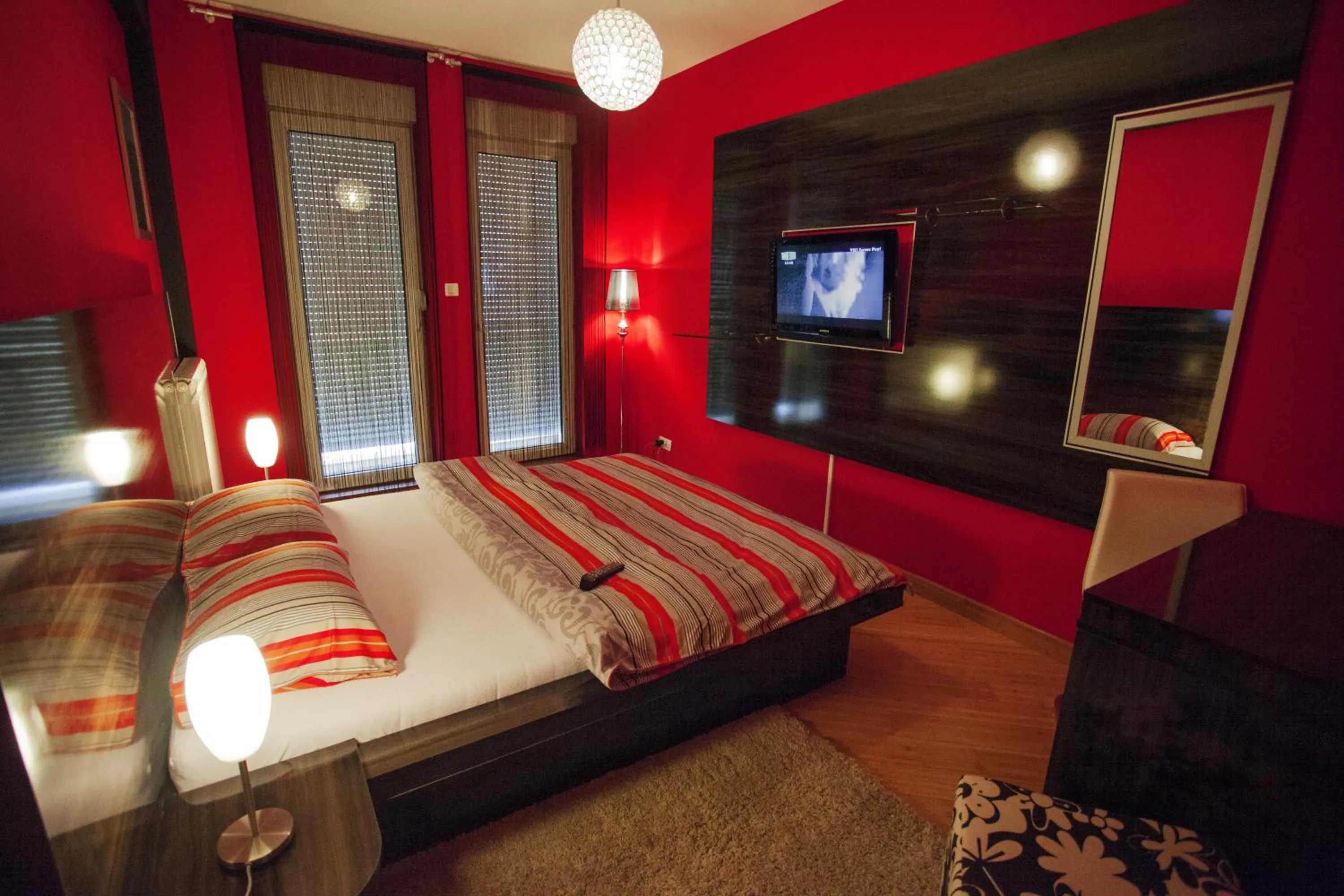 Bedroom, Bed in Vip apartment Beograd
