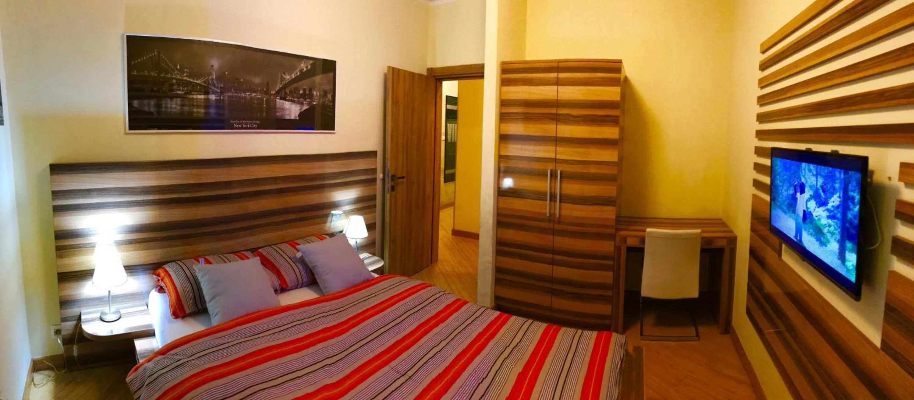 Bedroom, Bed in Vip apartment Beograd