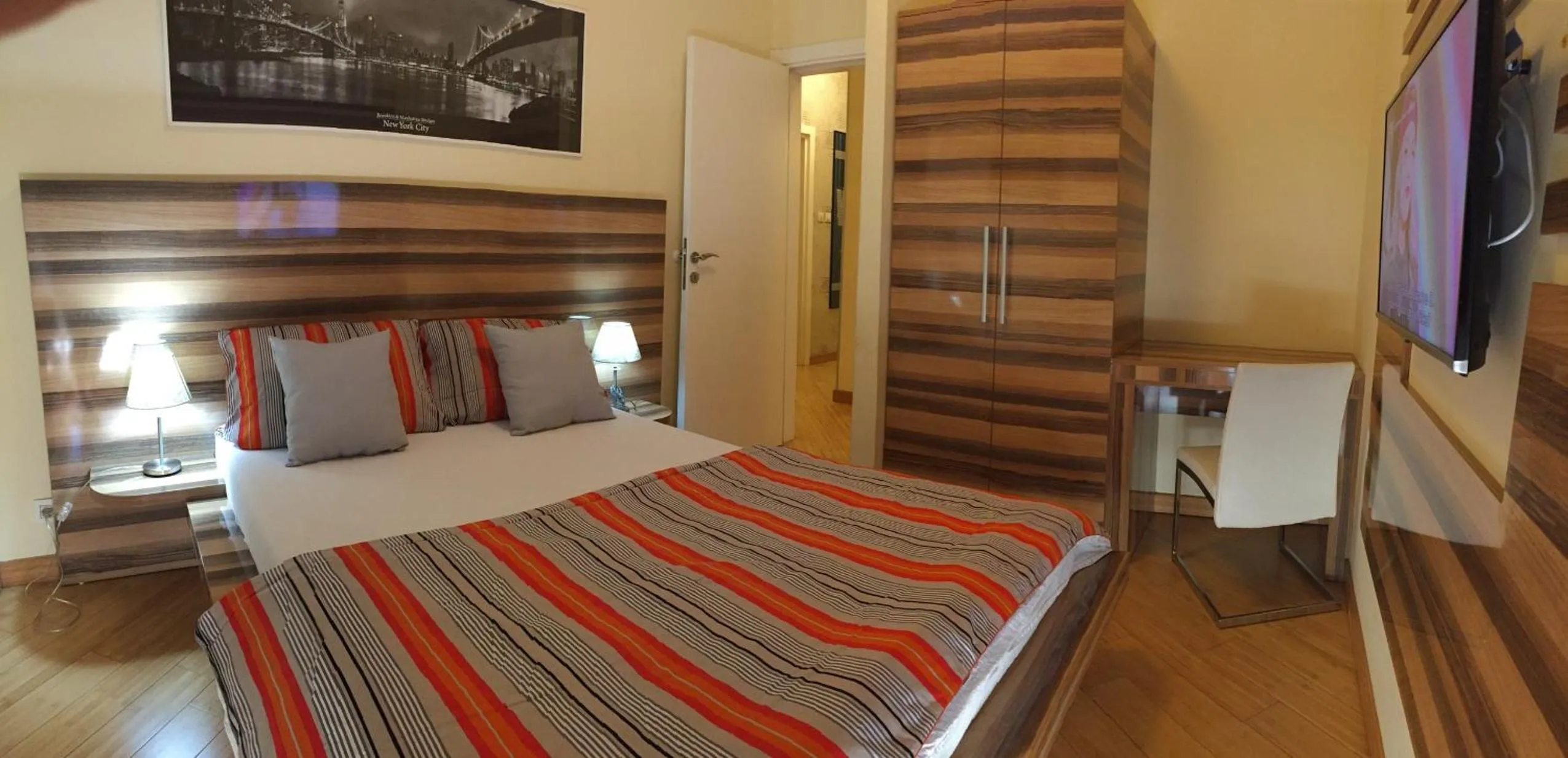 Bedroom, Bed in Vip apartment Beograd
