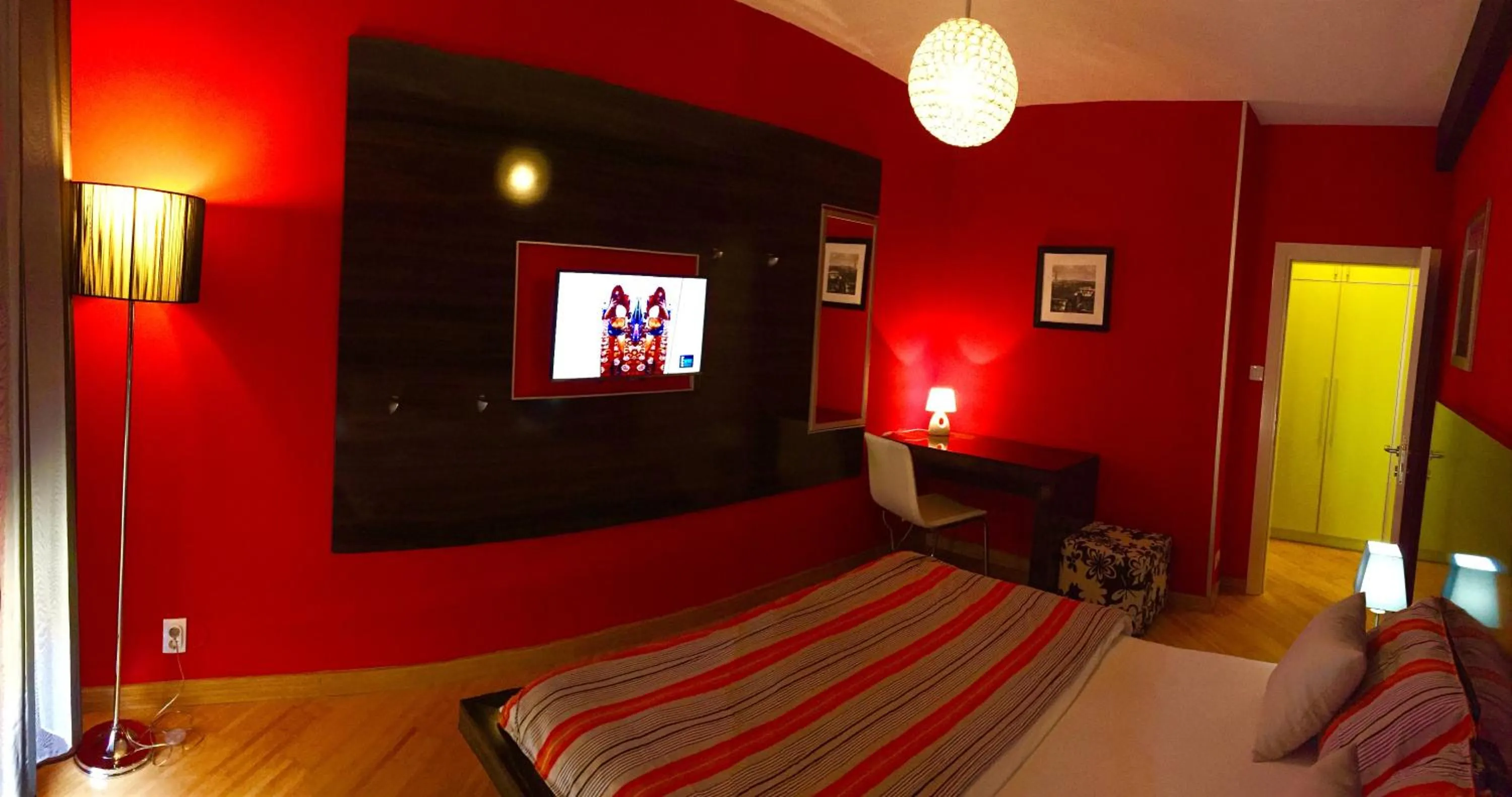 Bedroom, Bed in Vip apartment Beograd