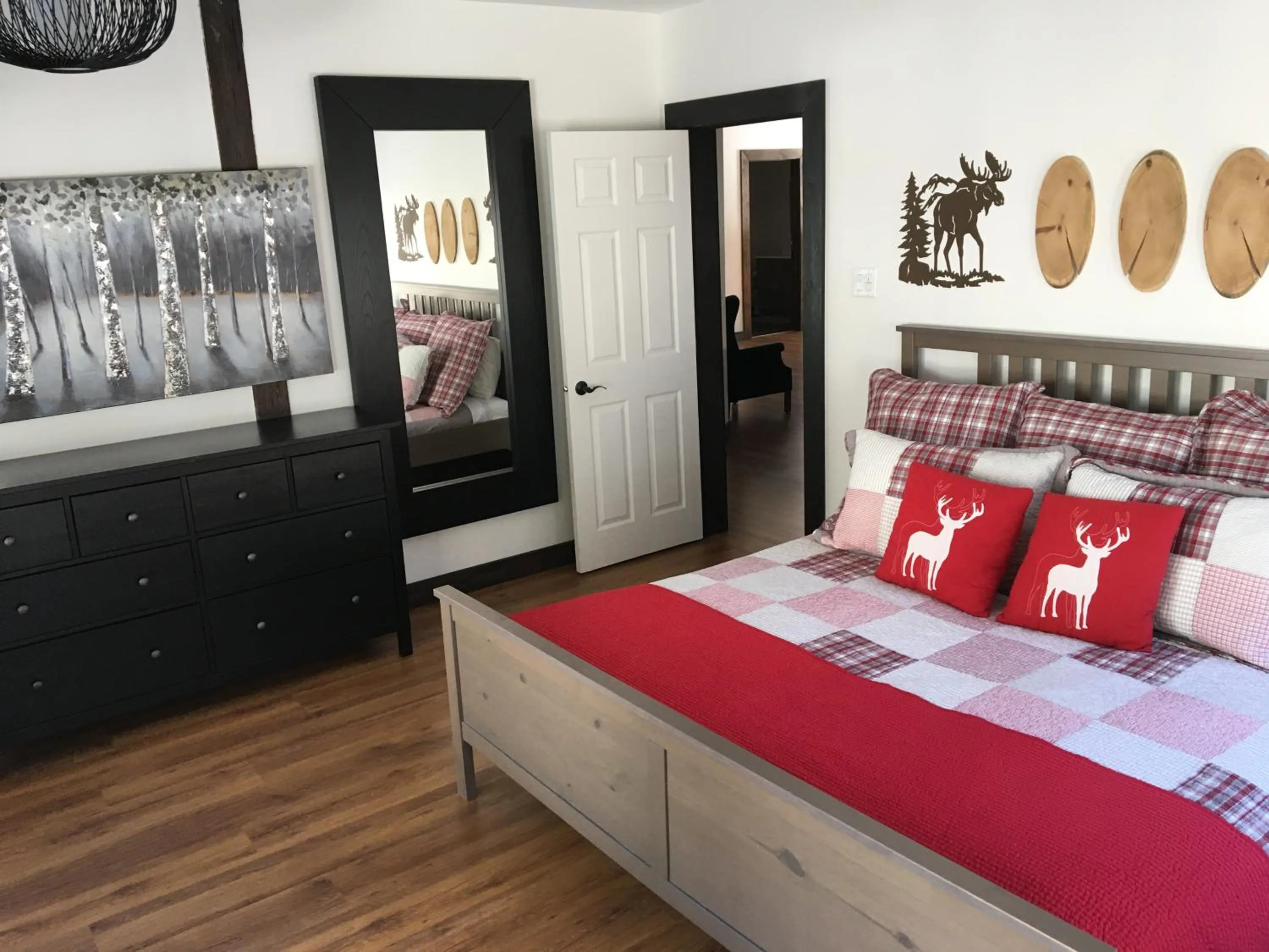 Bed in Les Chalets Sauvignon