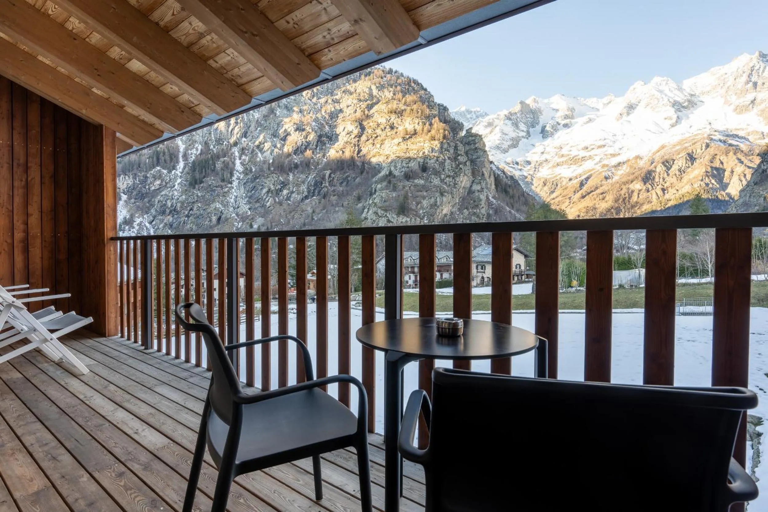Mountain view in Grand Hotel Courmayeur Mont Blanc, by R Collection Hotels