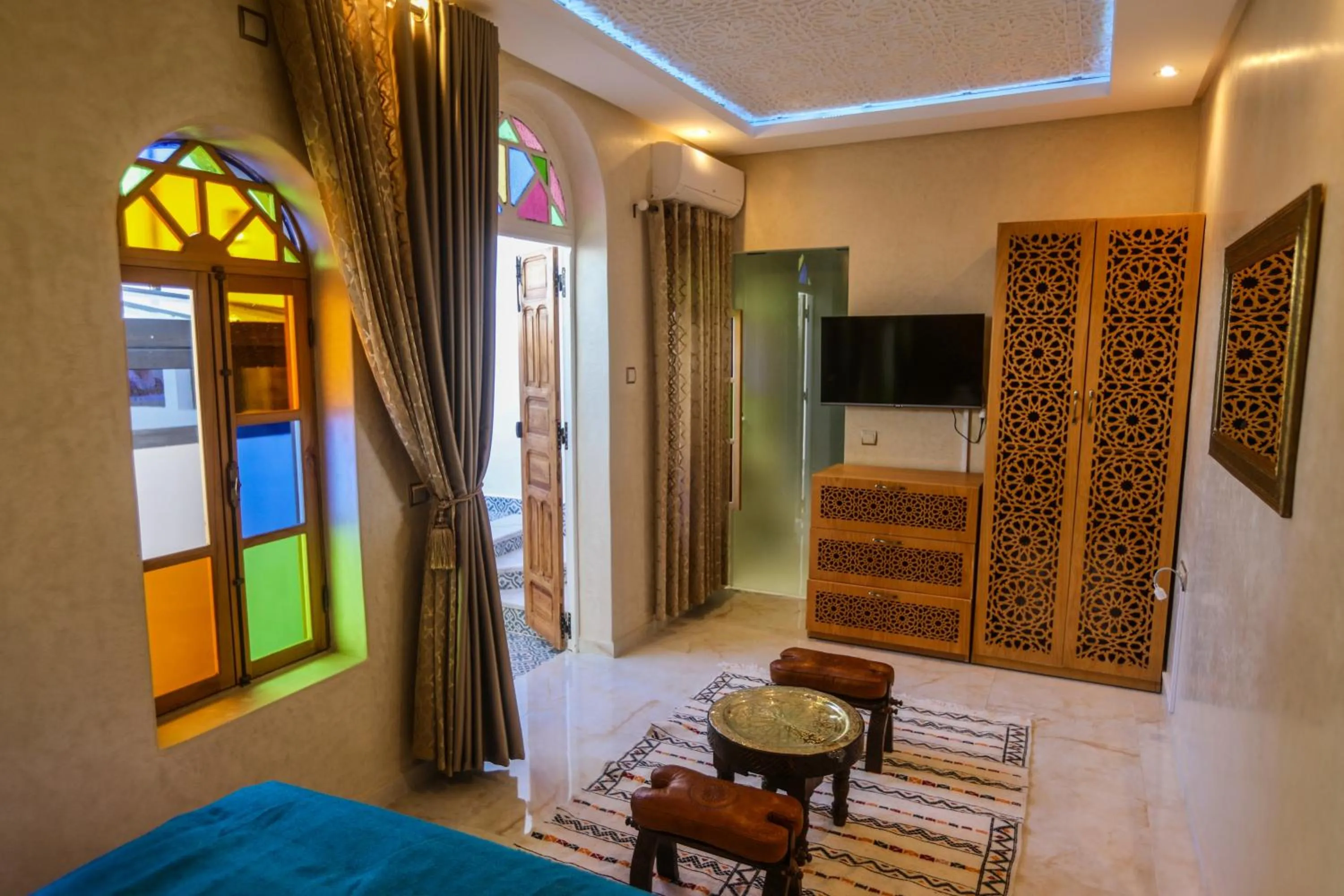 Bedroom in Luxurious Riad Center Rabat Dar Al Jeld