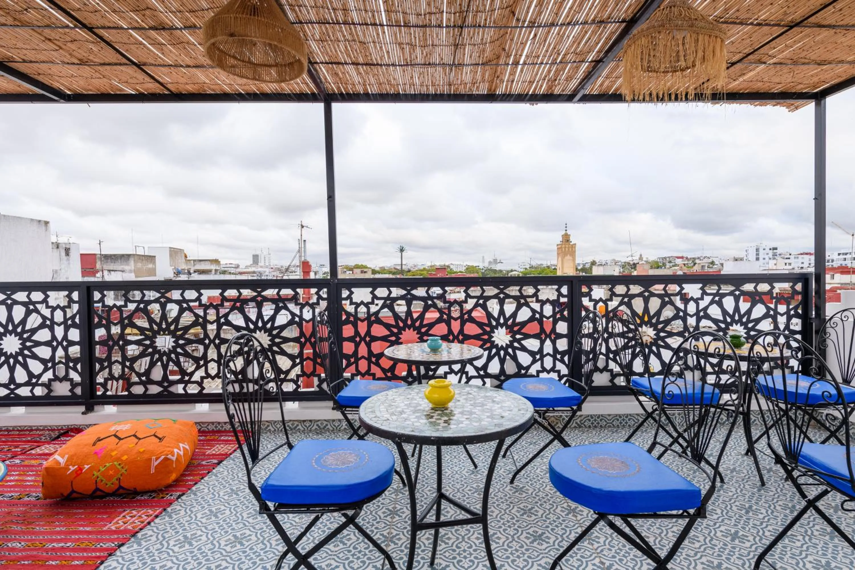 Patio in Luxurious Riad Center Rabat Dar Al Jeld