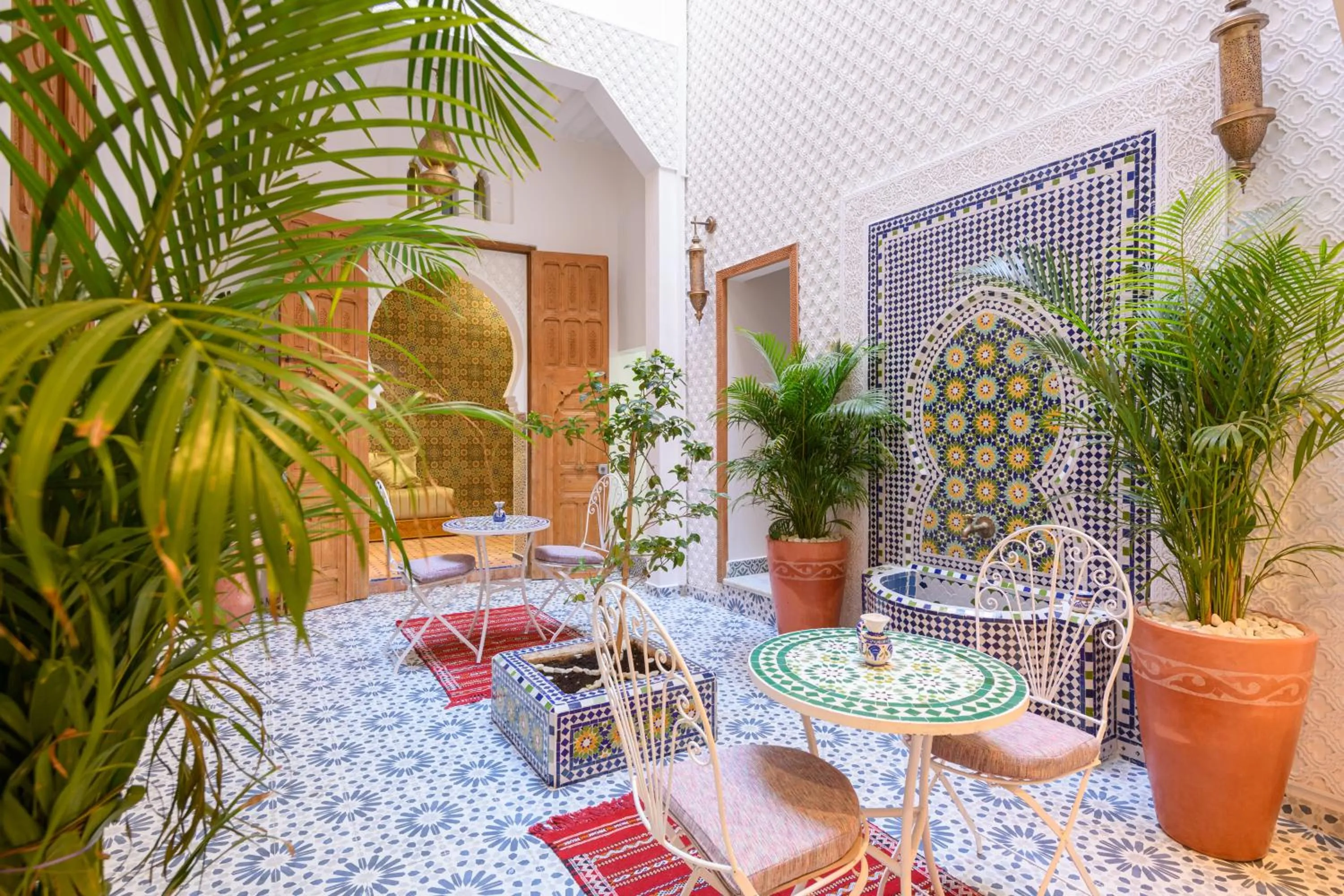 Patio in Luxurious Riad Center Rabat Dar Al Jeld