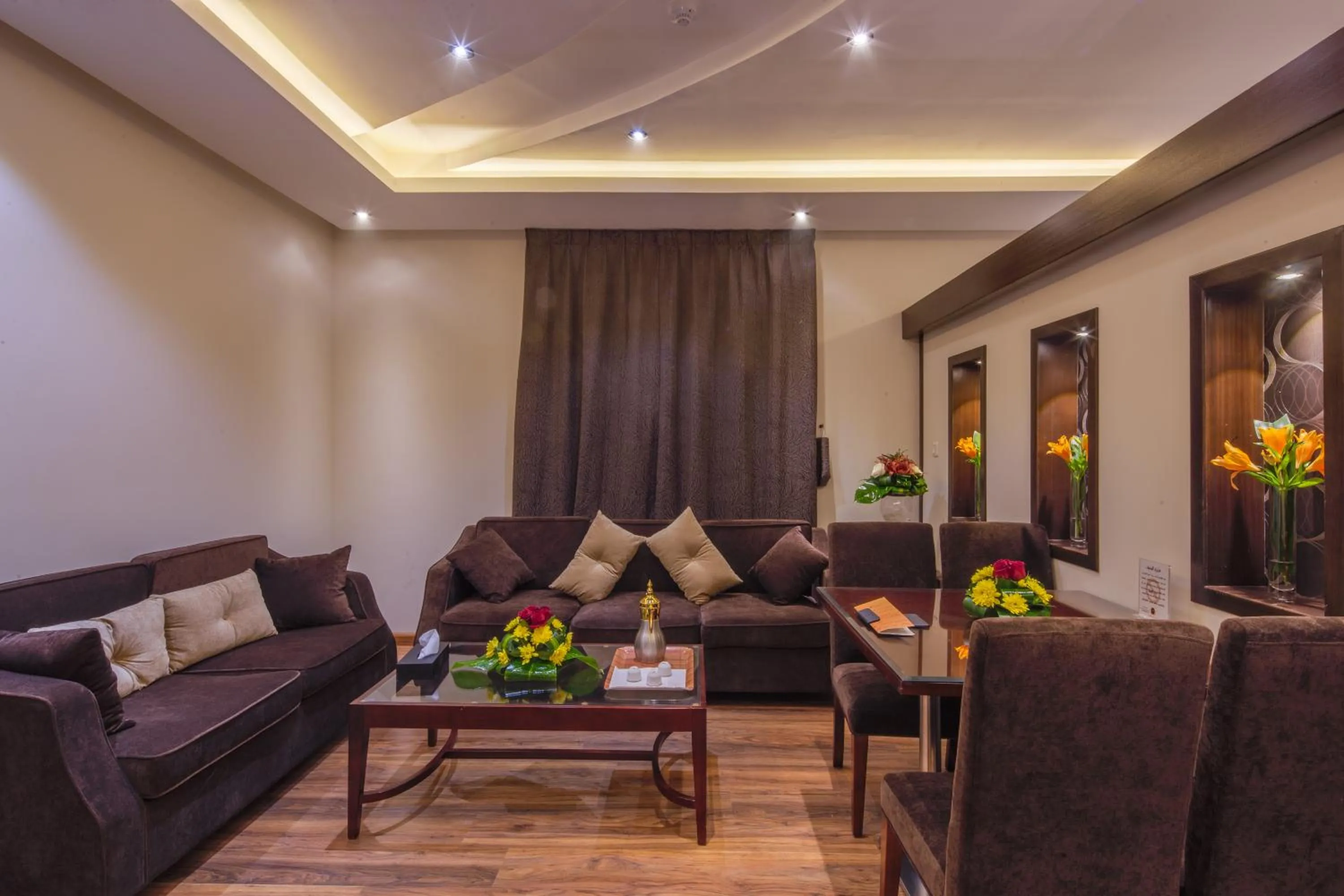 Seating area in قصر ريفان للشقق المخدومة