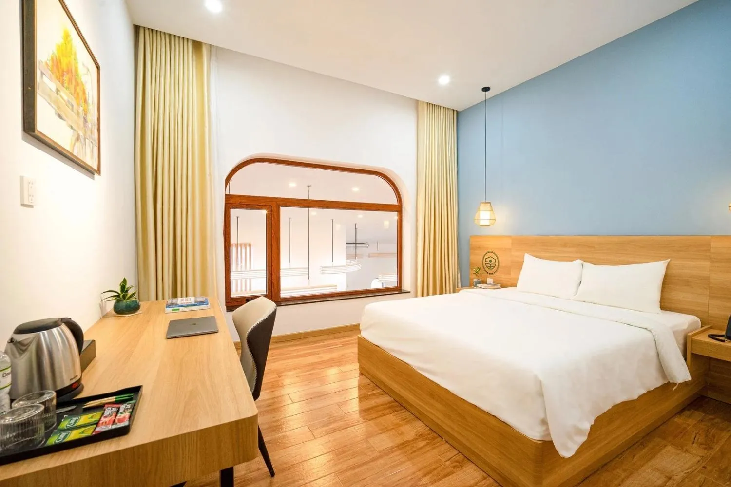 Bed in VinaEcolife Lodge