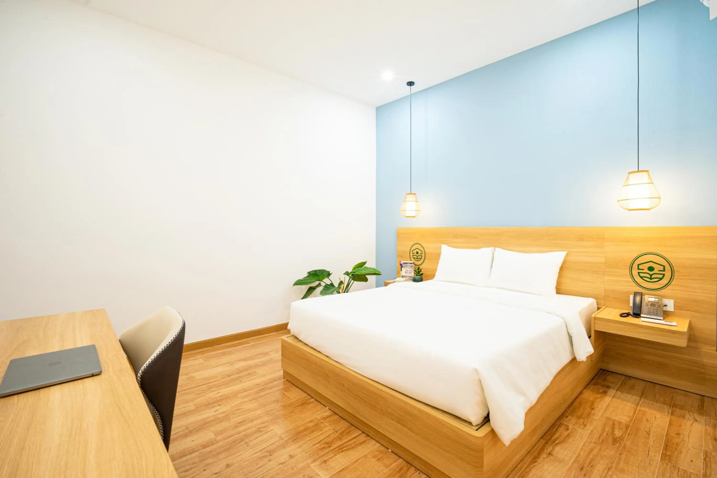 Bed in VinaEcolife Lodge