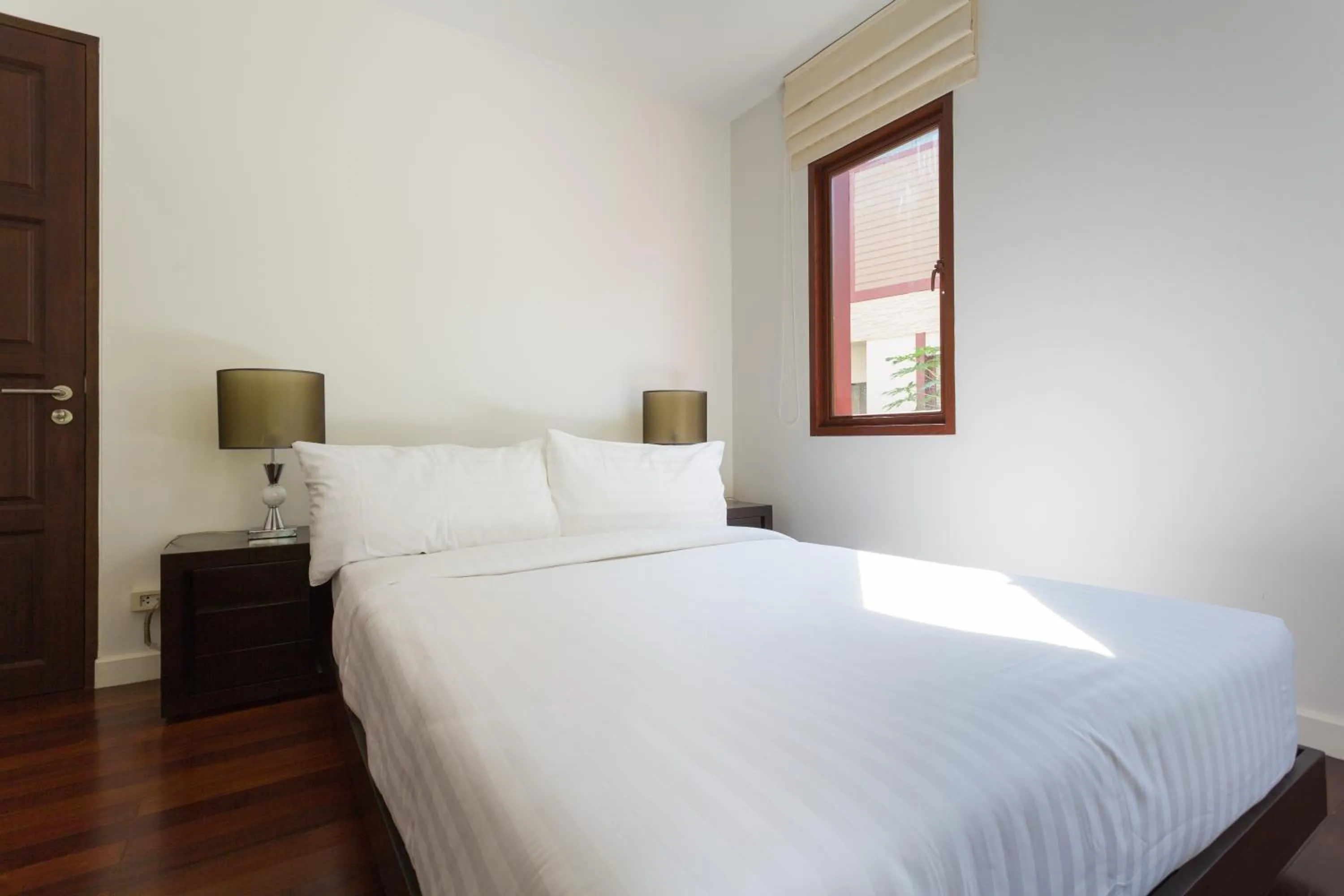 Bedroom, Bed in Amatapura Beachfront Villa 12, SHA Certified