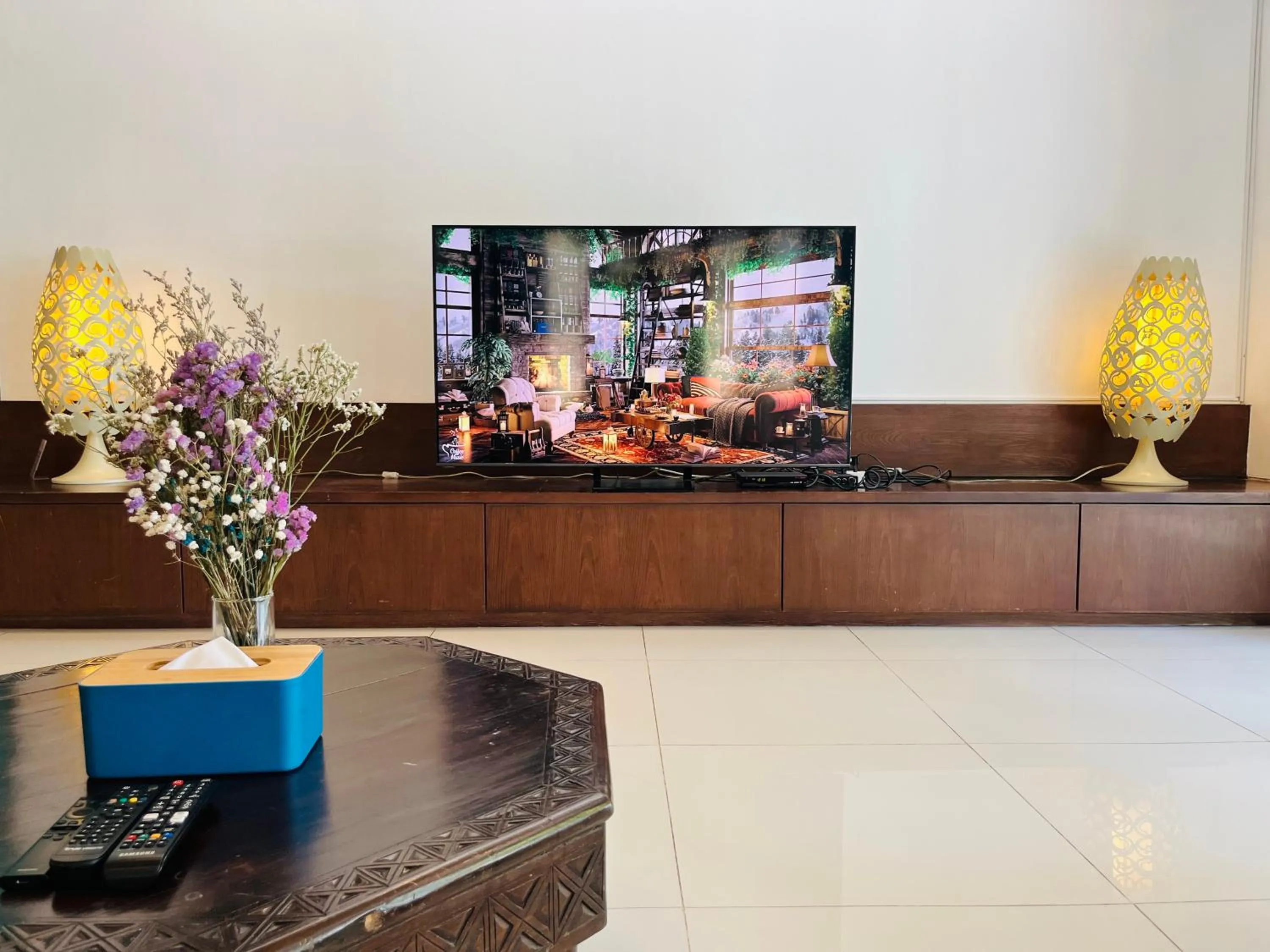 Living room in Amatapura Beachfront Villa 14, SHA Certified