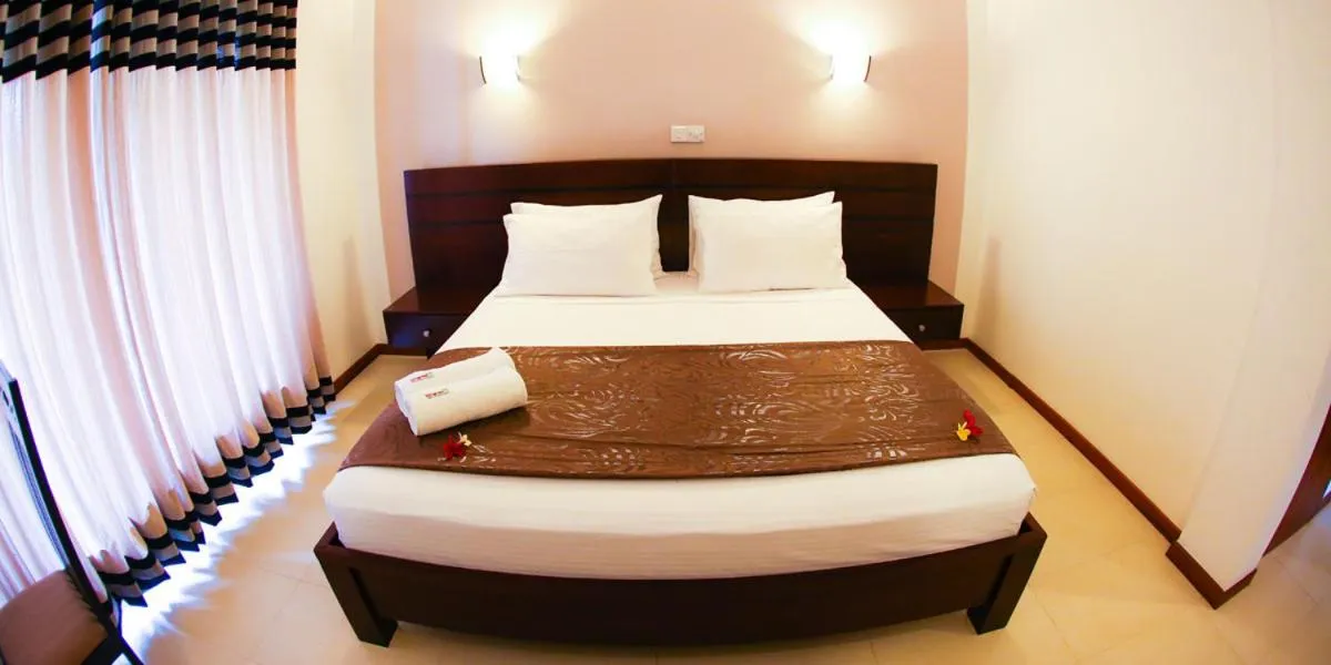 Bed in Hotel Shanelo