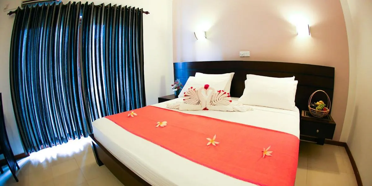 Bed in Hotel Shanelo