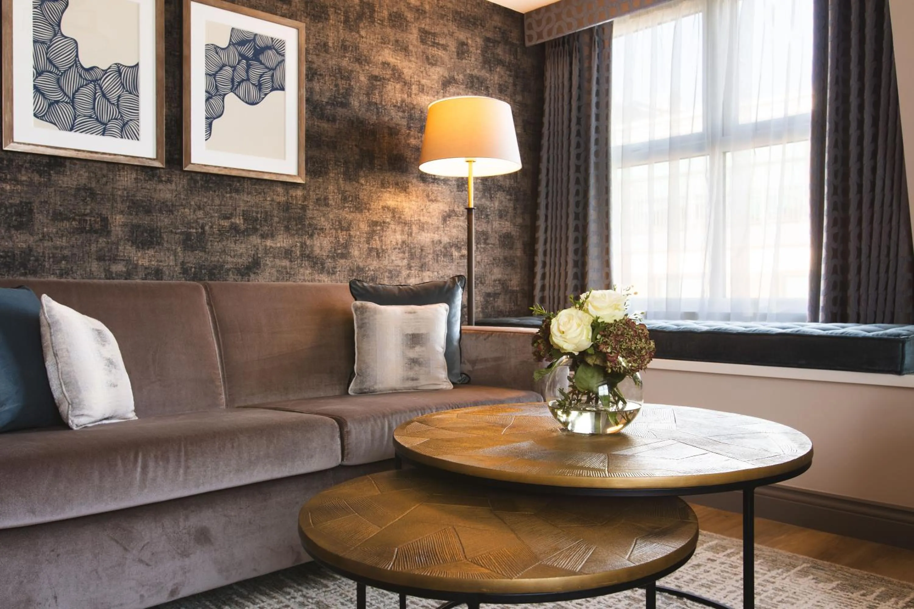 Decorative detail in The Rathbone Hotel, Fitzrovia